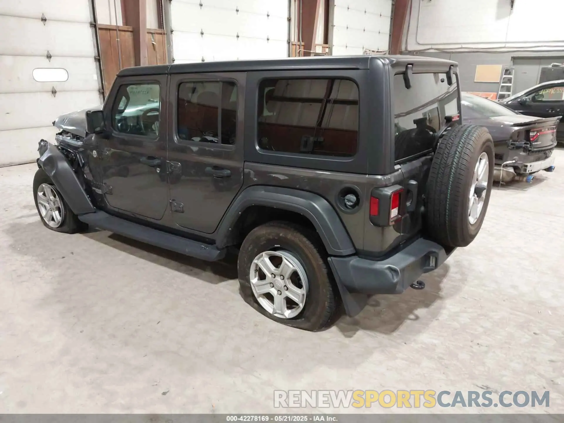 3 fotografías del automóvil dañado 1C4HJXDN2MW701625 JEEP WRANGLER UNLIMITED 2021