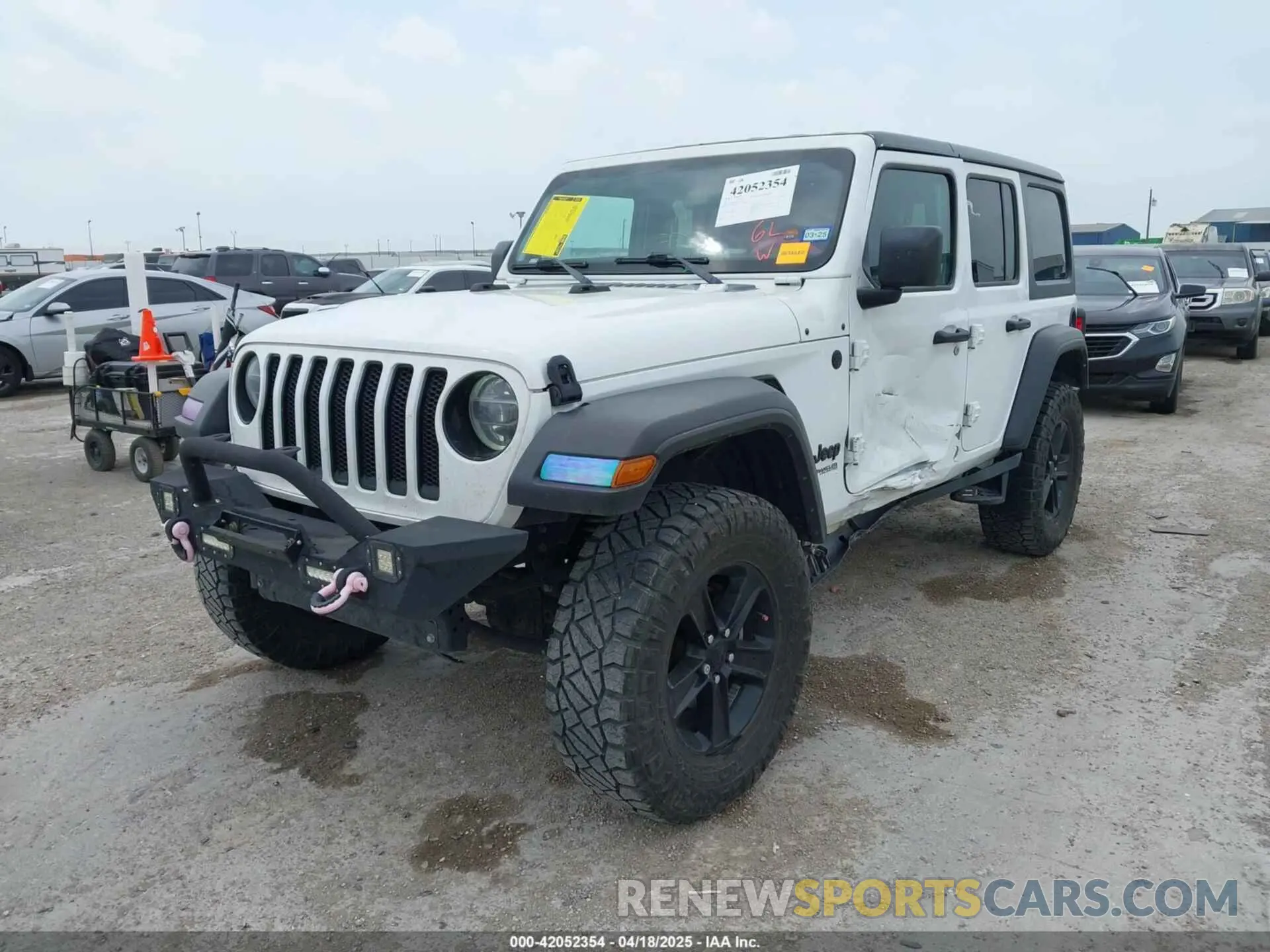 2 fotografías del automóvil dañado 1C4HJXDN3MW567210 JEEP WRANGLER UNLIMITED 2021