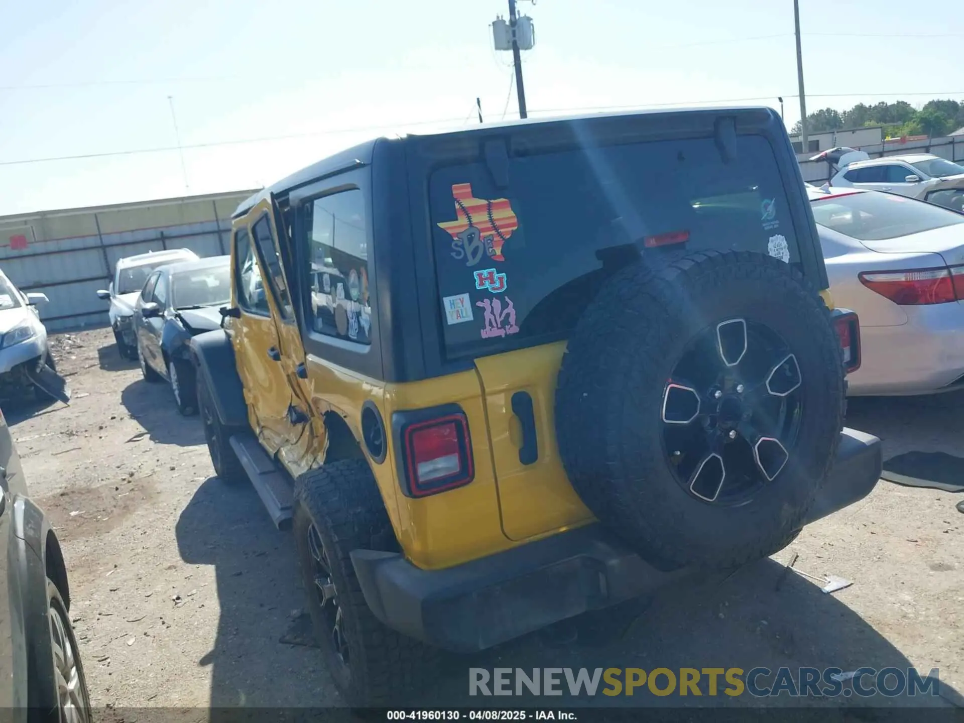 3 fotografías del automóvil dañado 1C4HJXDN4MW718555 JEEP WRANGLER UNLIMITED 2021
