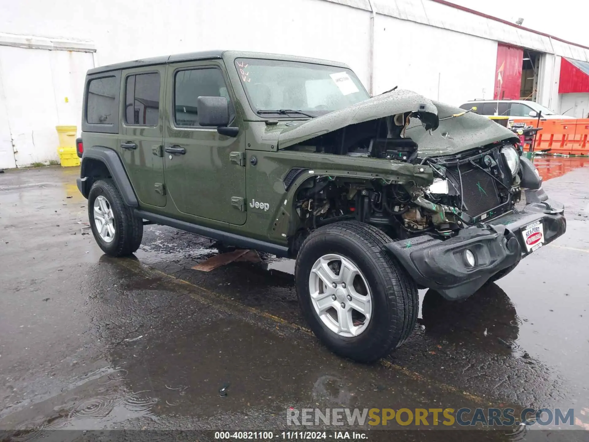 1 fotografías del automóvil dañado 1C4HJXDN5MW592125 JEEP WRANGLER UNLIMITED 2021