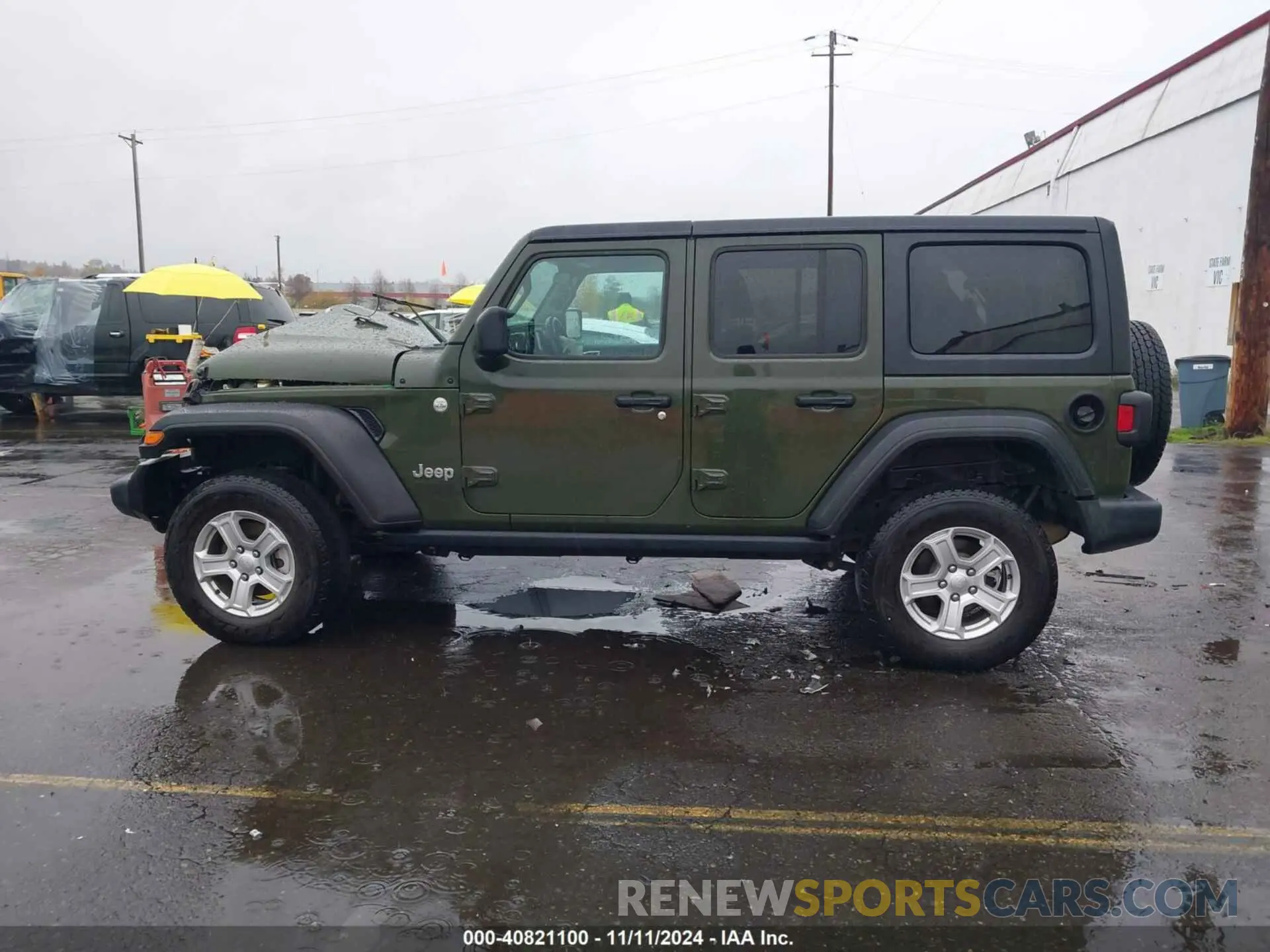 14 fotografías del automóvil dañado 1C4HJXDN5MW592125 JEEP WRANGLER UNLIMITED 2021