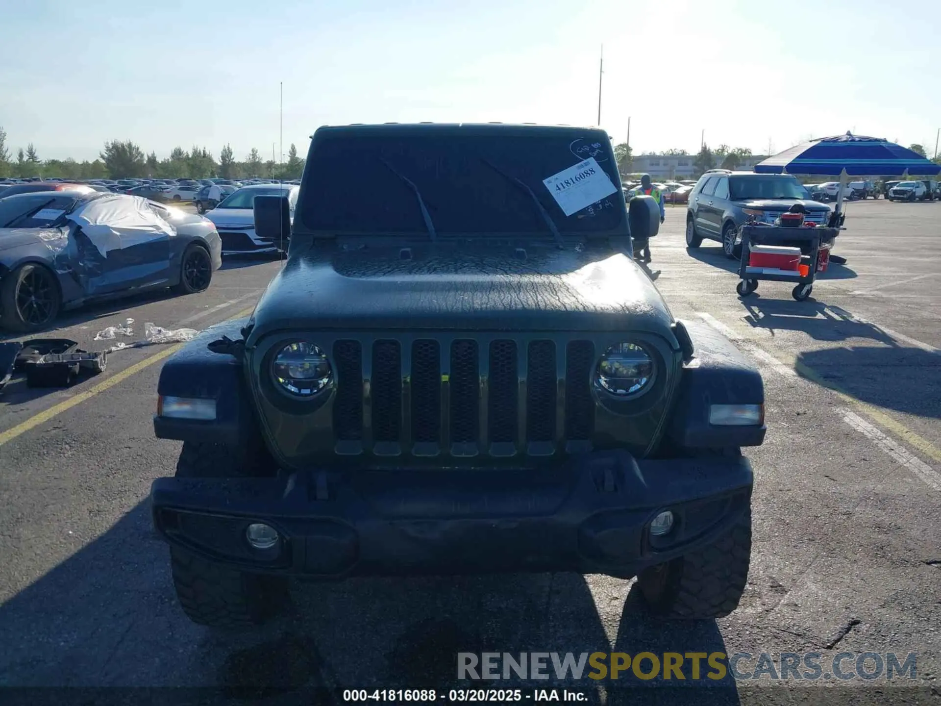 13 fotografías del automóvil dañado 1C4HJXDN6MW685090 JEEP WRANGLER UNLIMITED 2021