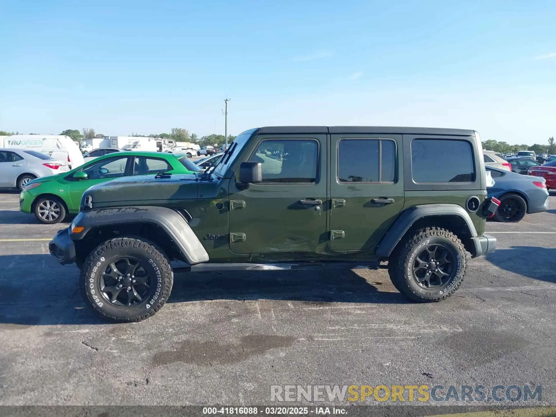 15 fotografías del automóvil dañado 1C4HJXDN6MW685090 JEEP WRANGLER UNLIMITED 2021