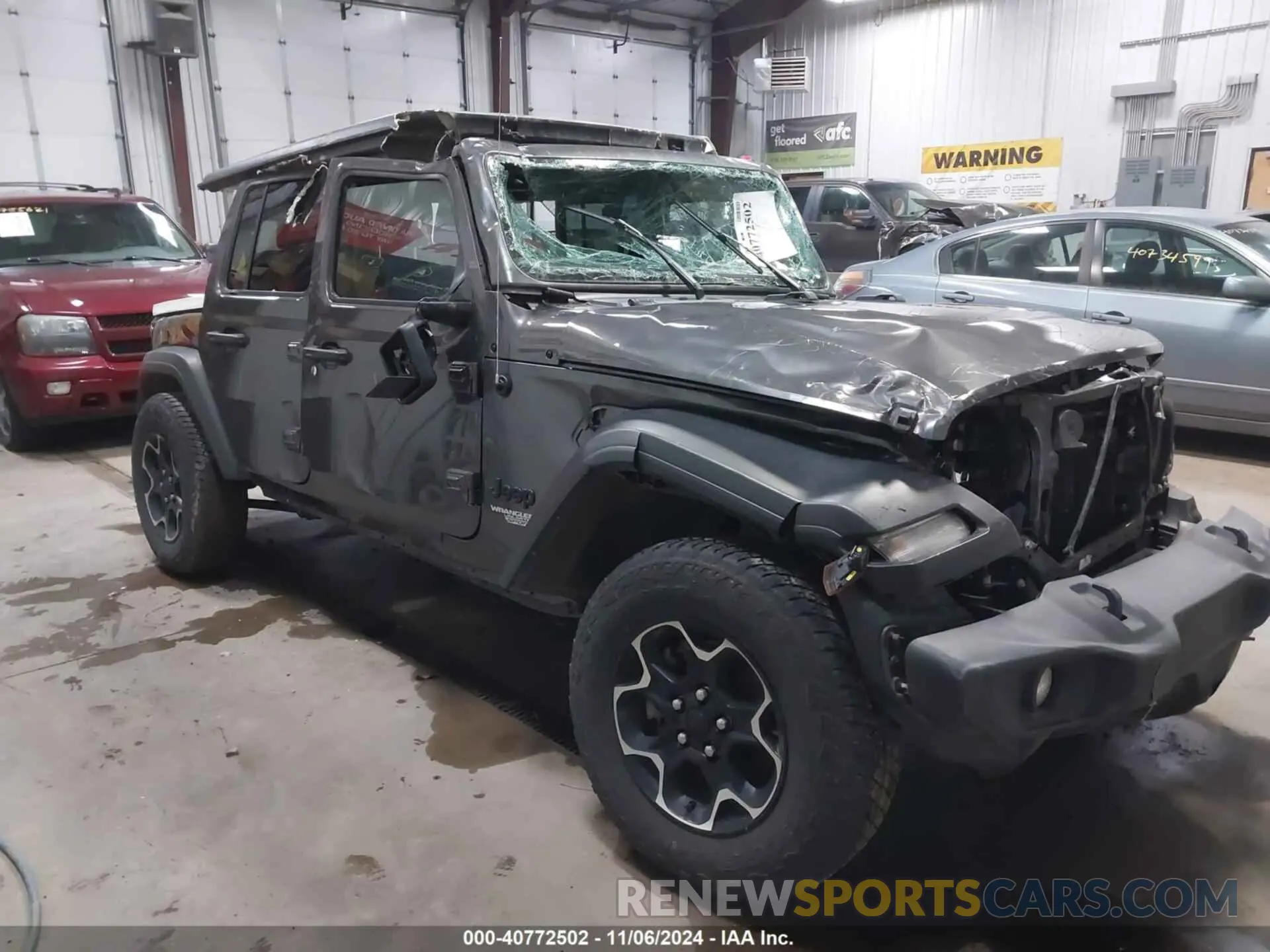 1 fotografías del automóvil dañado 1C4HJXDN6MW724339 JEEP WRANGLER UNLIMITED 2021
