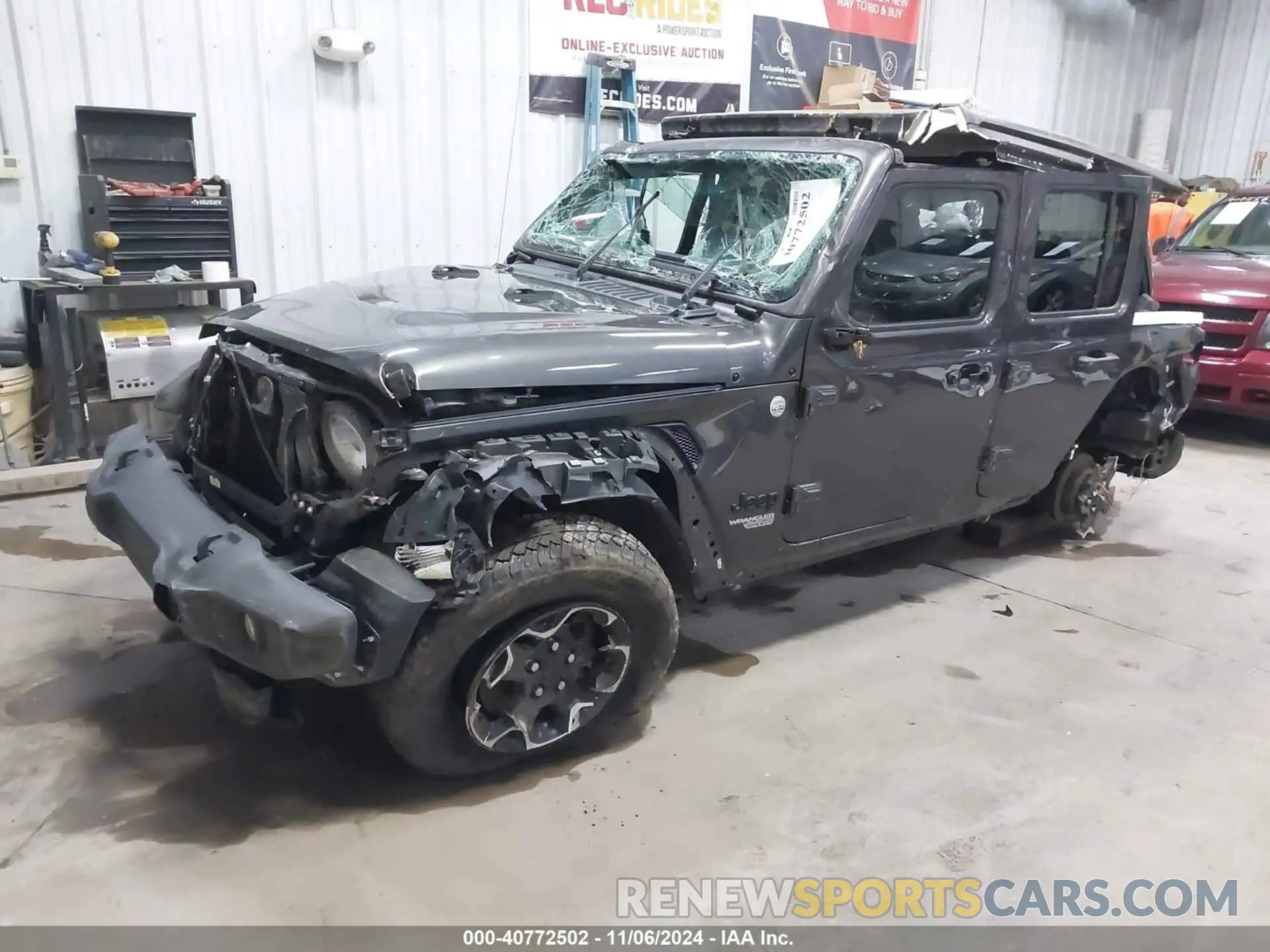 2 fotografías del automóvil dañado 1C4HJXDN6MW724339 JEEP WRANGLER UNLIMITED 2021