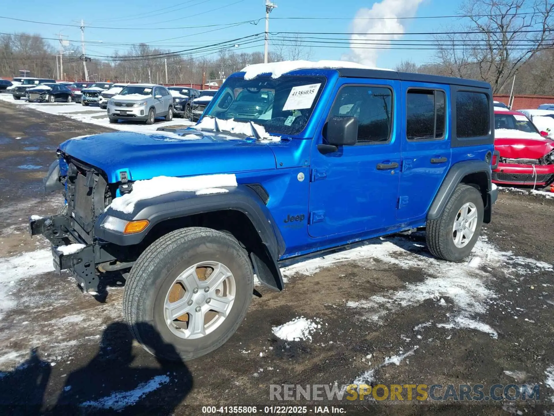 2 fotografías del automóvil dañado 1C4HJXDN6MW775307 JEEP WRANGLER UNLIMITED 2021