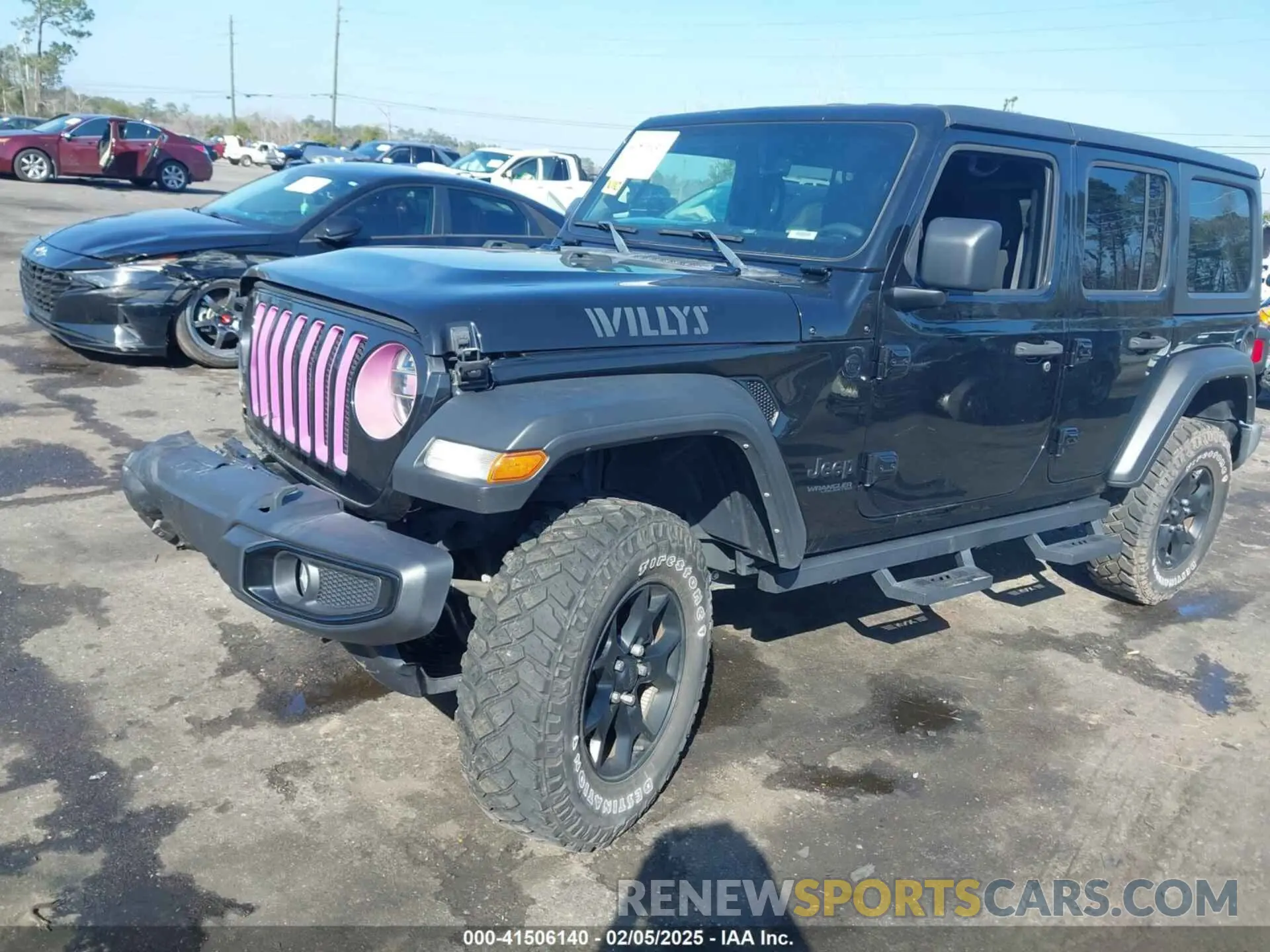 2 fotografías del automóvil dañado 1C4HJXDN6MW812565 JEEP WRANGLER UNLIMITED 2021