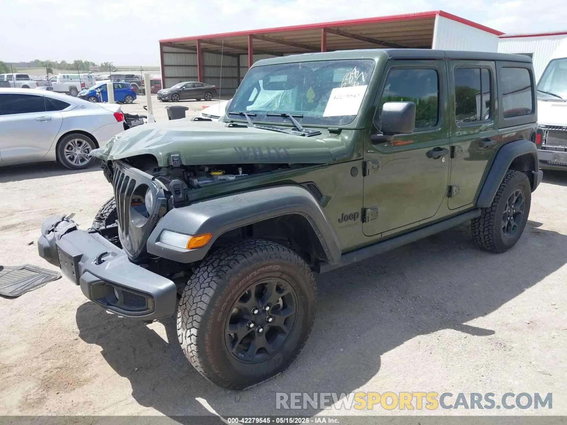 2 fotografías del automóvil dañado 1C4HJXDN6MW815241 JEEP WRANGLER UNLIMITED 2021