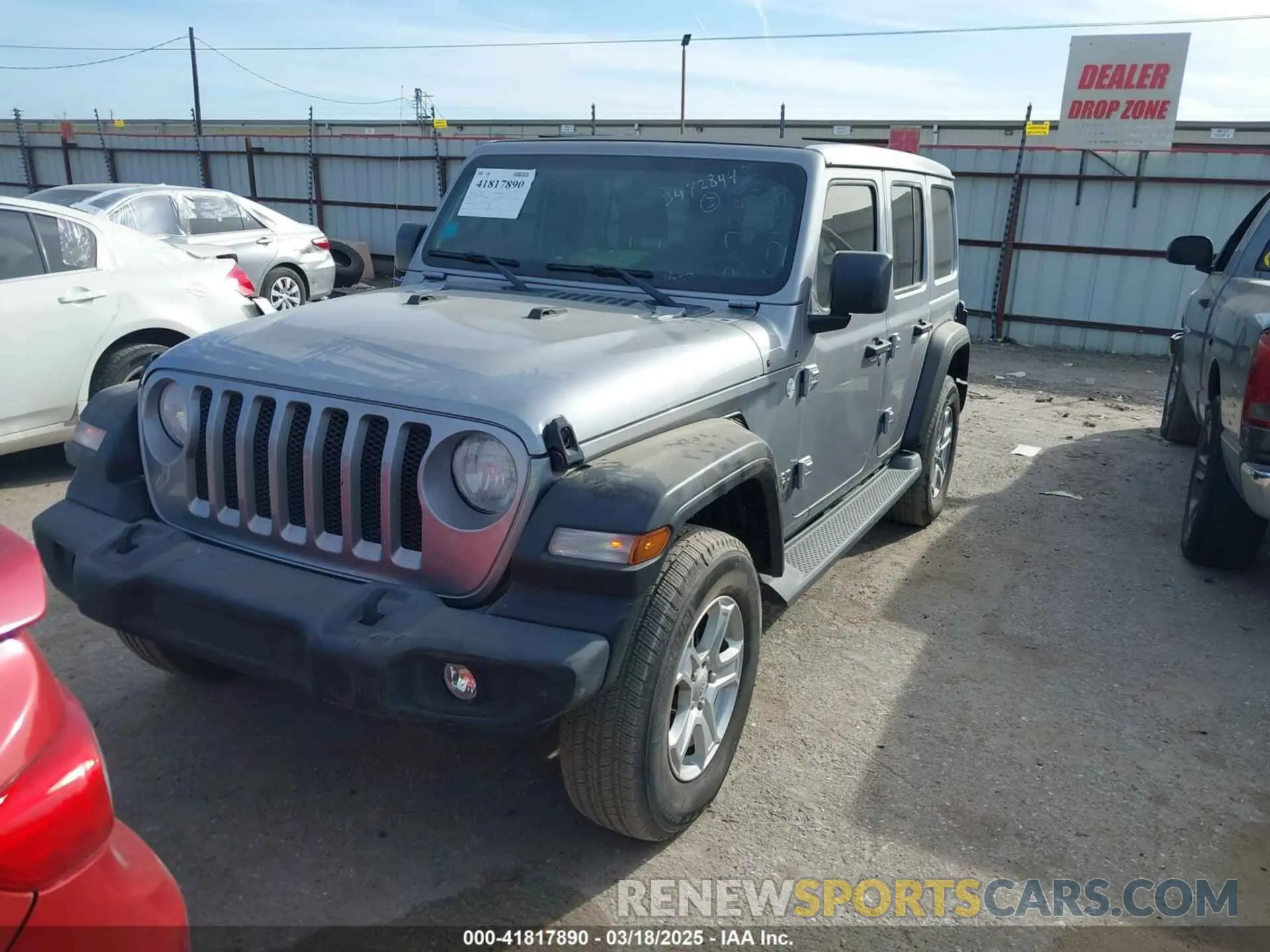 2 fotografías del automóvil dañado 1C4HJXDN8MW532307 JEEP WRANGLER UNLIMITED 2021