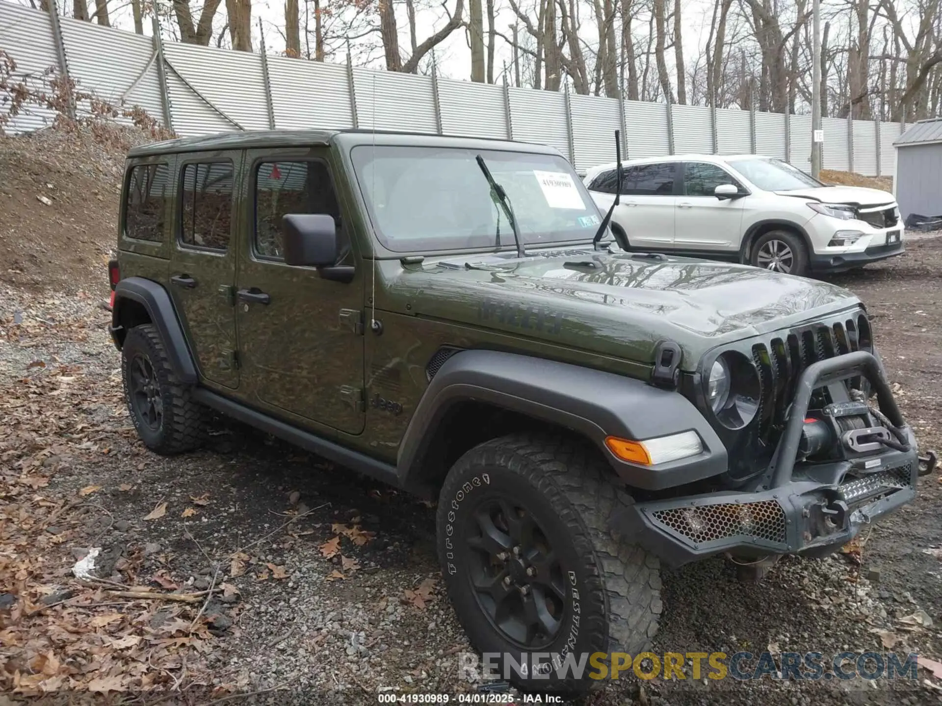 1 fotografías del automóvil dañado 1C4HJXDNXMW579595 JEEP WRANGLER UNLIMITED 2021
