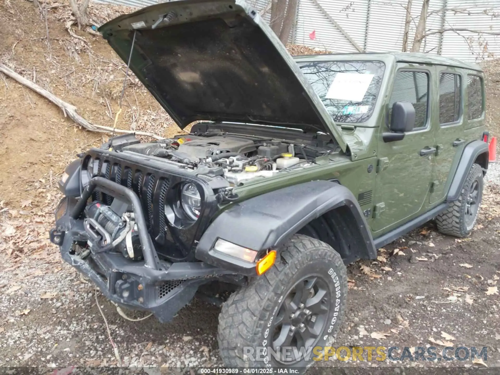 6 fotografías del automóvil dañado 1C4HJXDNXMW579595 JEEP WRANGLER UNLIMITED 2021