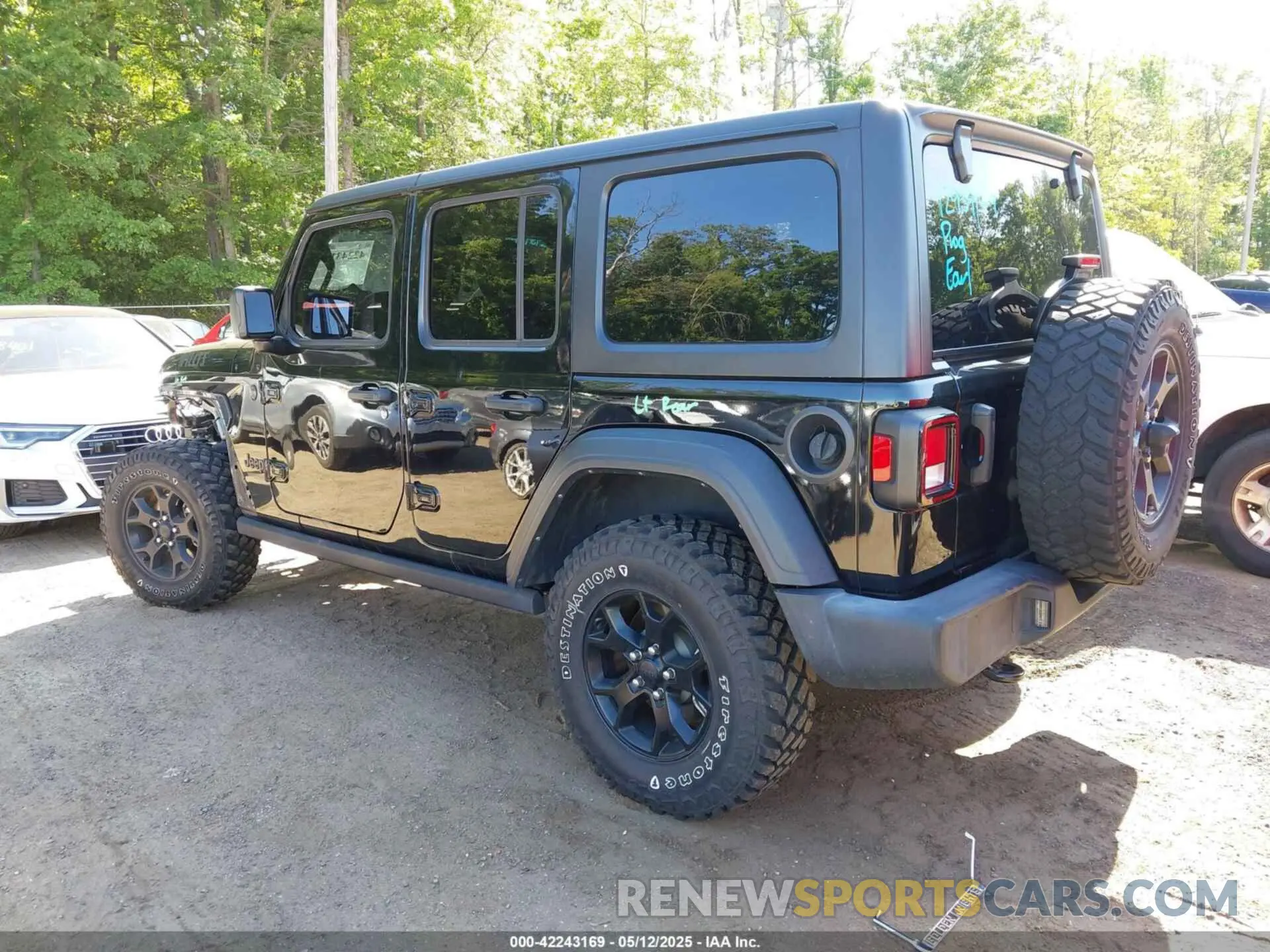3 fotografías del automóvil dañado 1C4HJXDNXMW646194 JEEP WRANGLER UNLIMITED 2021