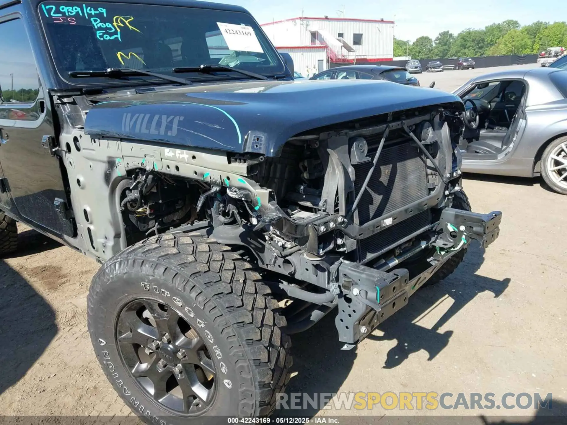 6 fotografías del automóvil dañado 1C4HJXDNXMW646194 JEEP WRANGLER UNLIMITED 2021