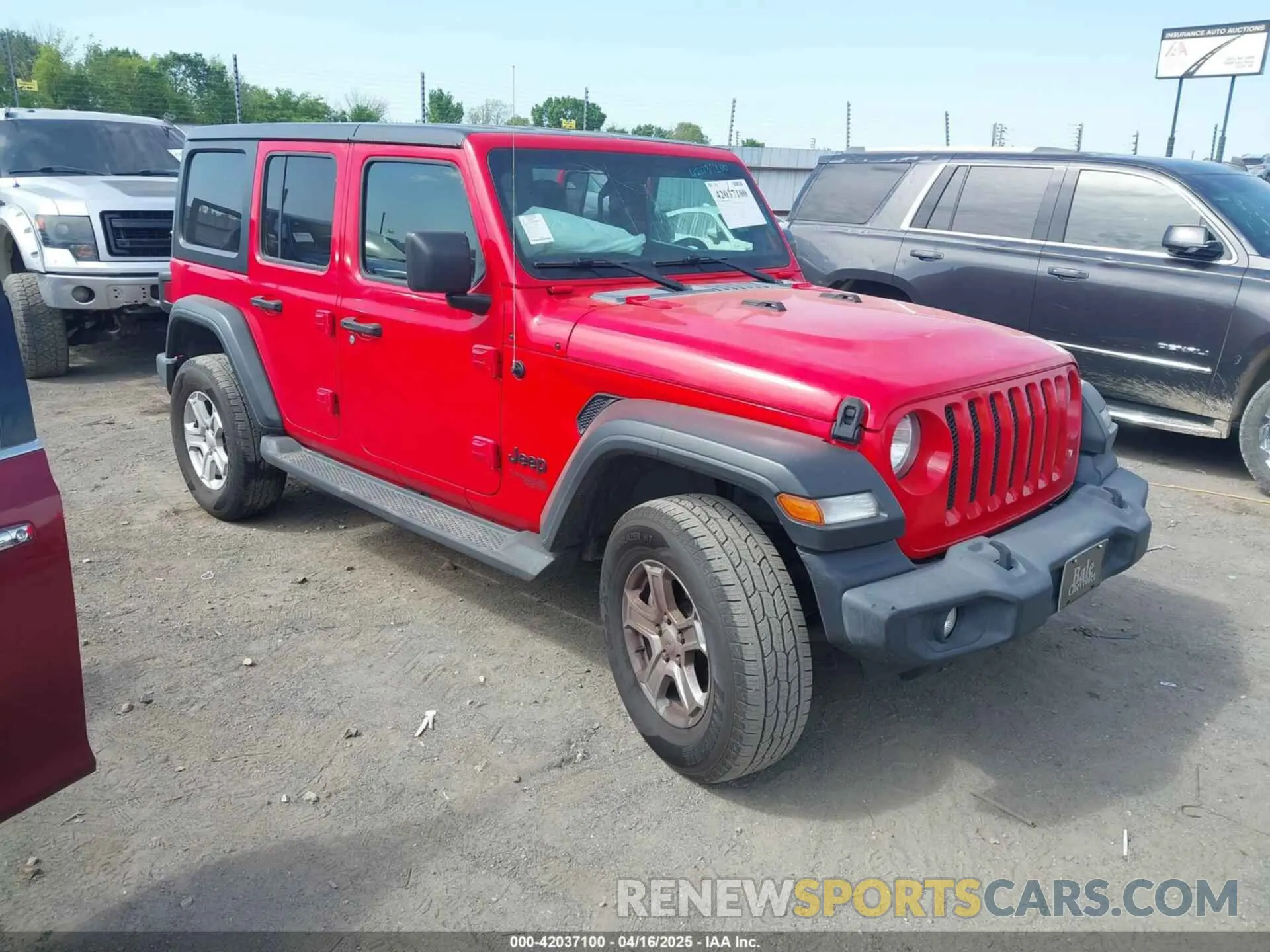 1 fotografías del automóvil dañado 1C4HJXDNXMW658930 JEEP WRANGLER UNLIMITED 2021