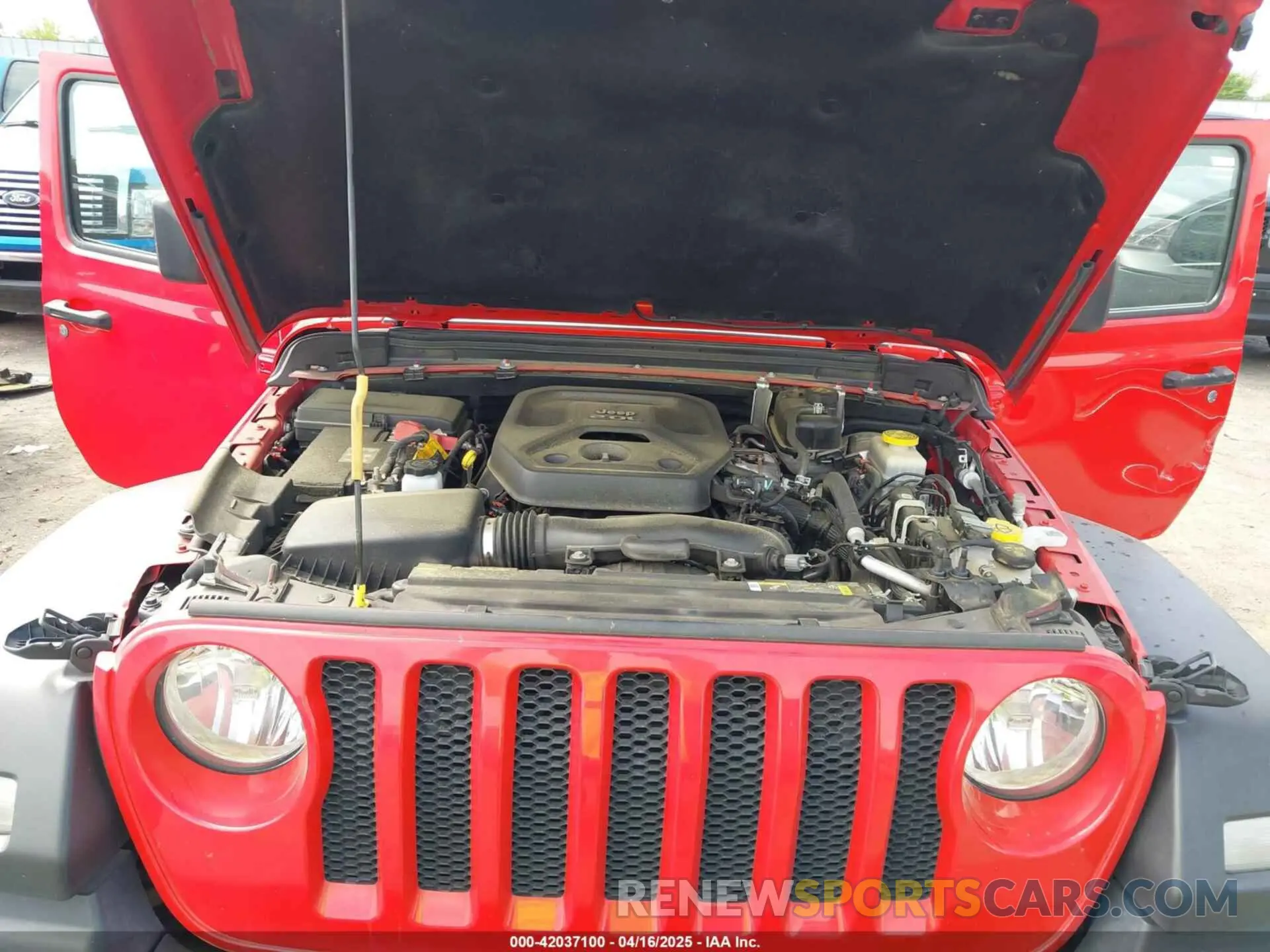 10 fotografías del automóvil dañado 1C4HJXDNXMW658930 JEEP WRANGLER UNLIMITED 2021