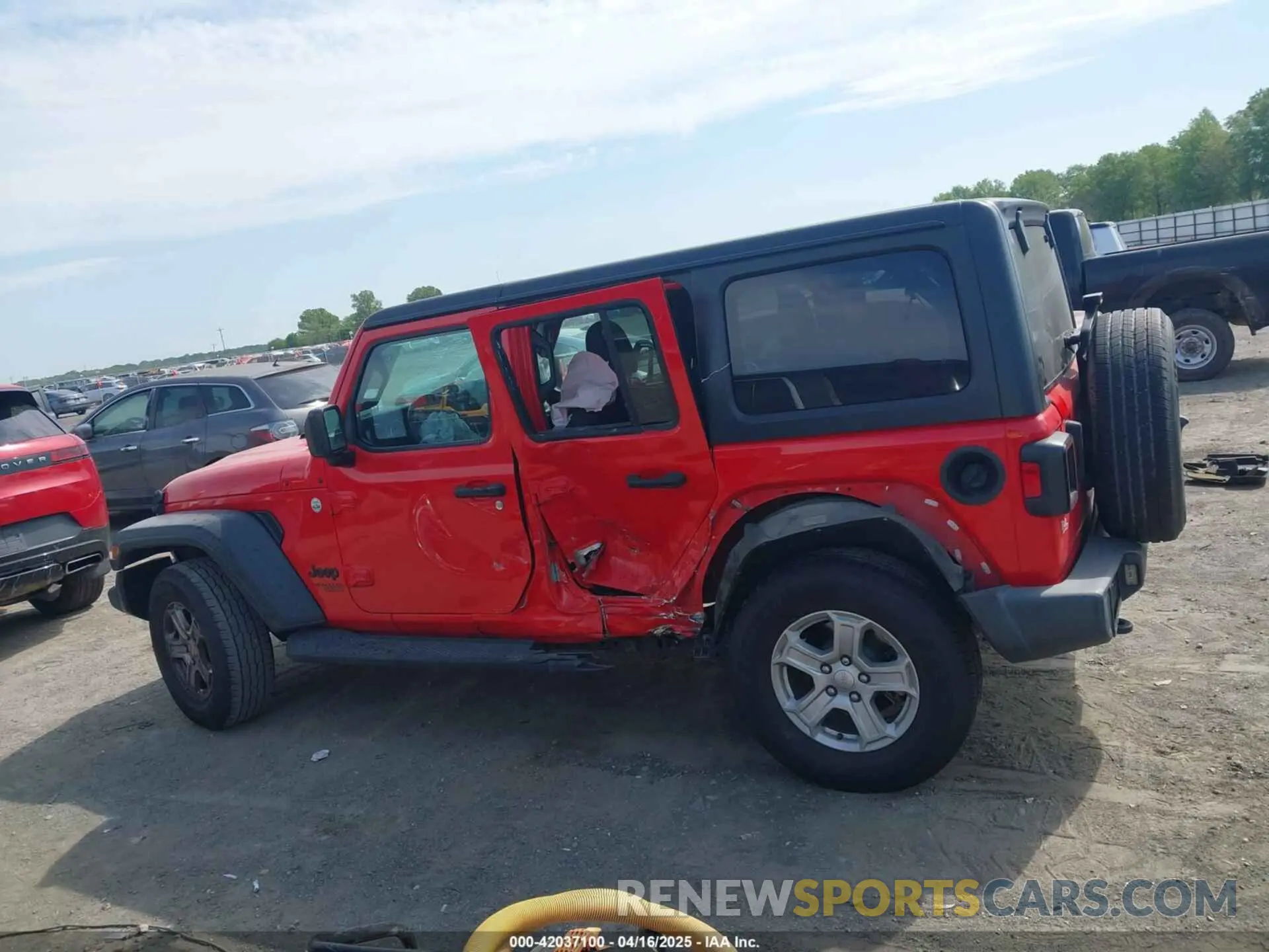 14 fotografías del automóvil dañado 1C4HJXDNXMW658930 JEEP WRANGLER UNLIMITED 2021
