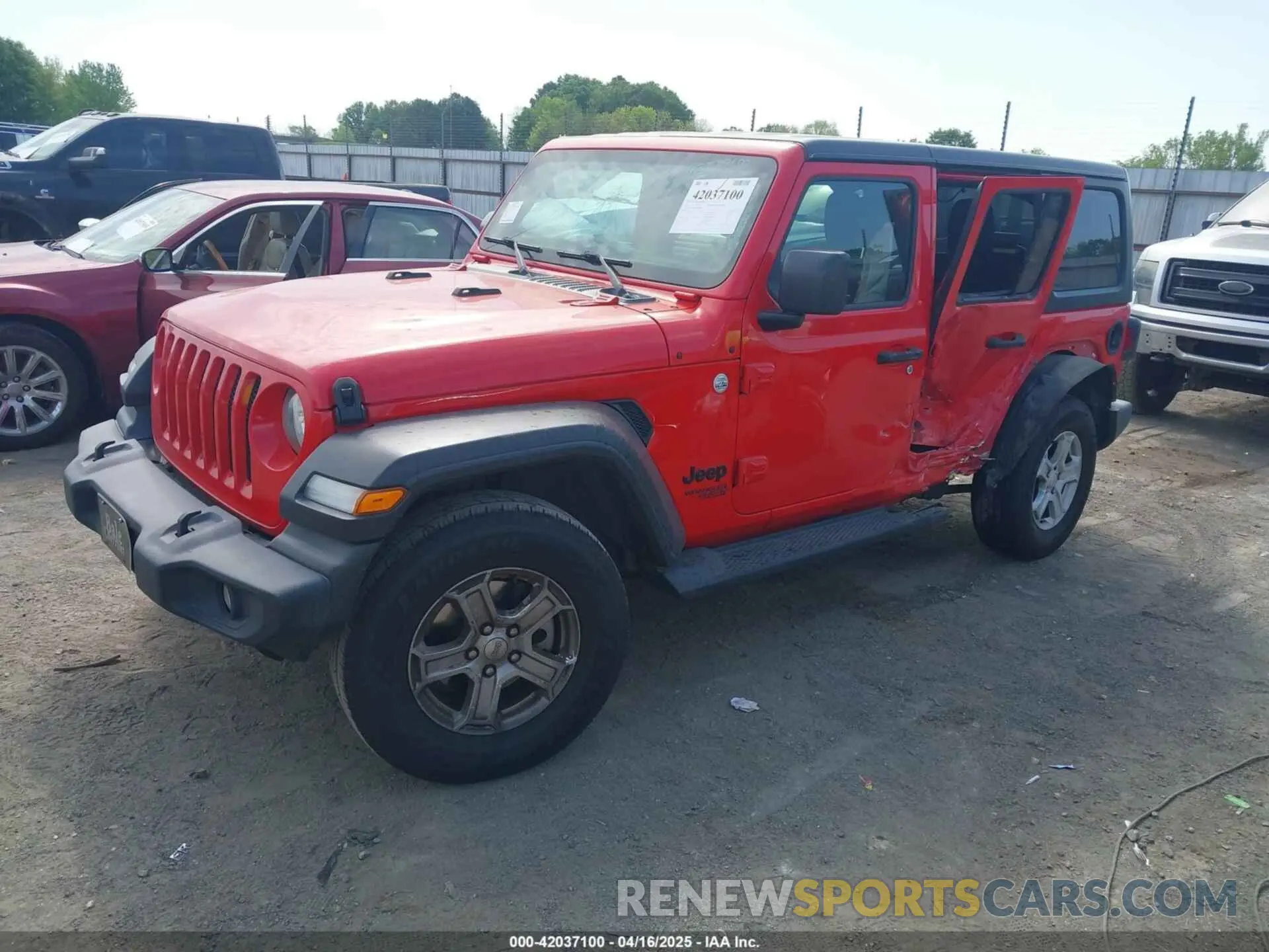 2 fotografías del automóvil dañado 1C4HJXDNXMW658930 JEEP WRANGLER UNLIMITED 2021
