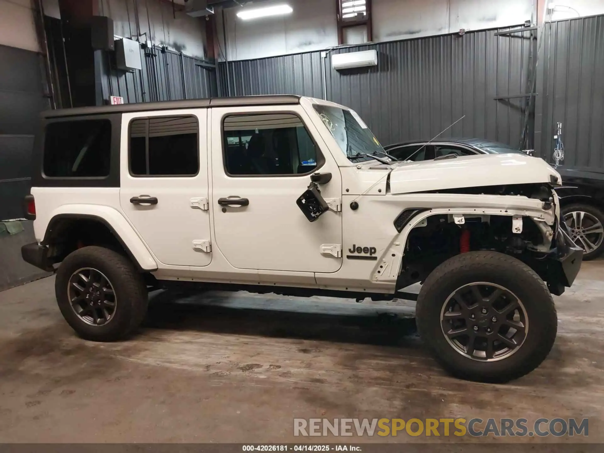 13 fotografías del automóvil dañado 1C4HJXDNXMW681267 JEEP WRANGLER UNLIMITED 2021