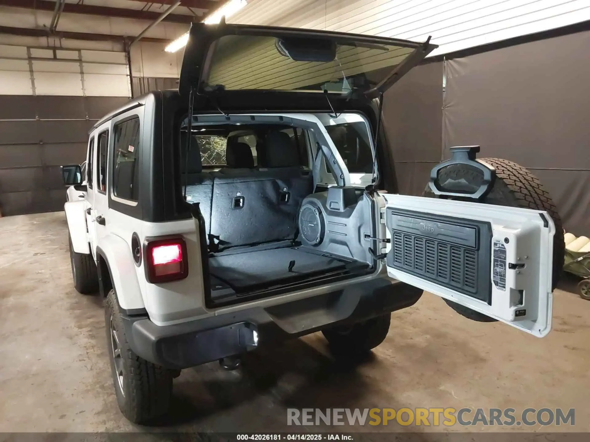 3 fotografías del automóvil dañado 1C4HJXDNXMW681267 JEEP WRANGLER UNLIMITED 2021