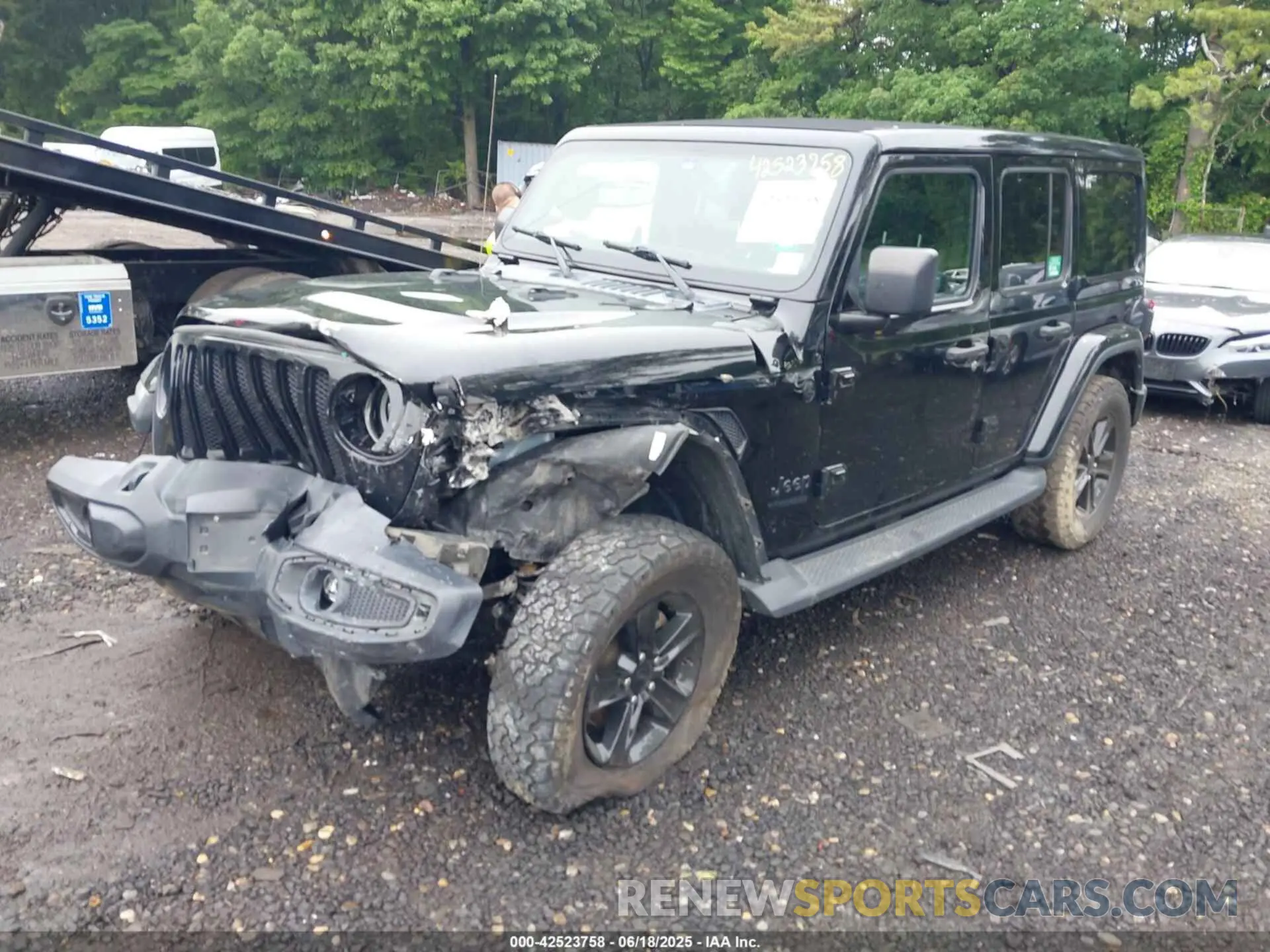 2 fotografías del automóvil dañado 1C4HJXEG9MW649278 JEEP WRANGLER UNLIMITED 2021