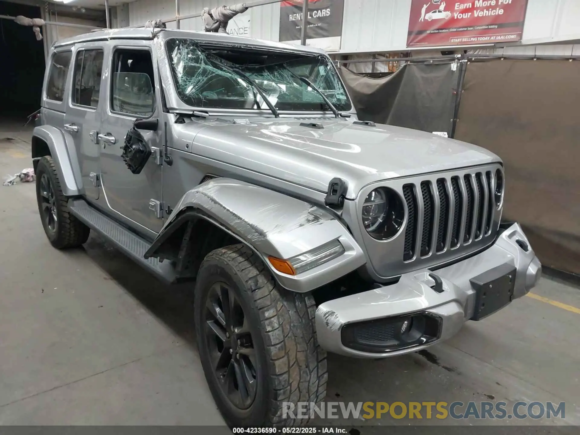 1 fotografías del automóvil dañado 1C4HJXEN1MW529568 JEEP WRANGLER UNLIMITED 2021