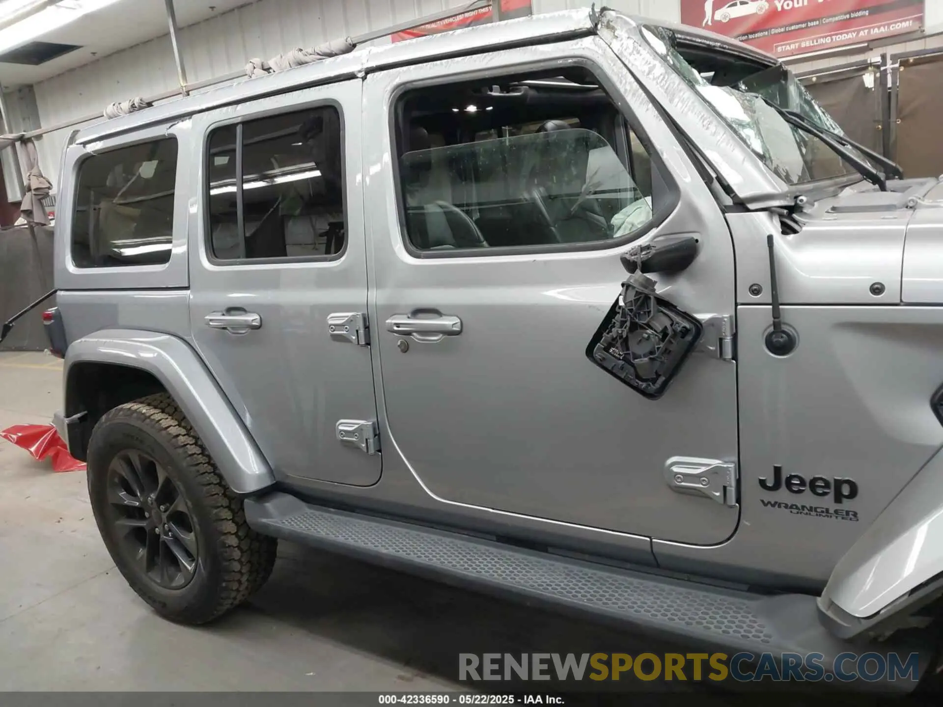 14 fotografías del automóvil dañado 1C4HJXEN1MW529568 JEEP WRANGLER UNLIMITED 2021