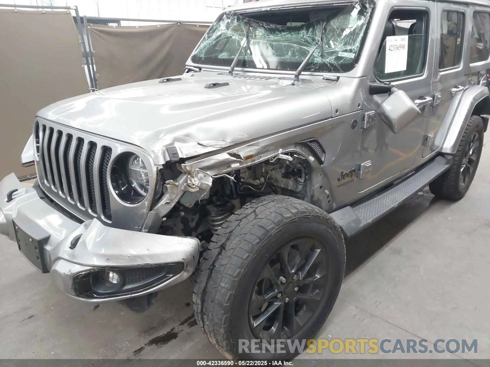 6 fotografías del automóvil dañado 1C4HJXEN1MW529568 JEEP WRANGLER UNLIMITED 2021