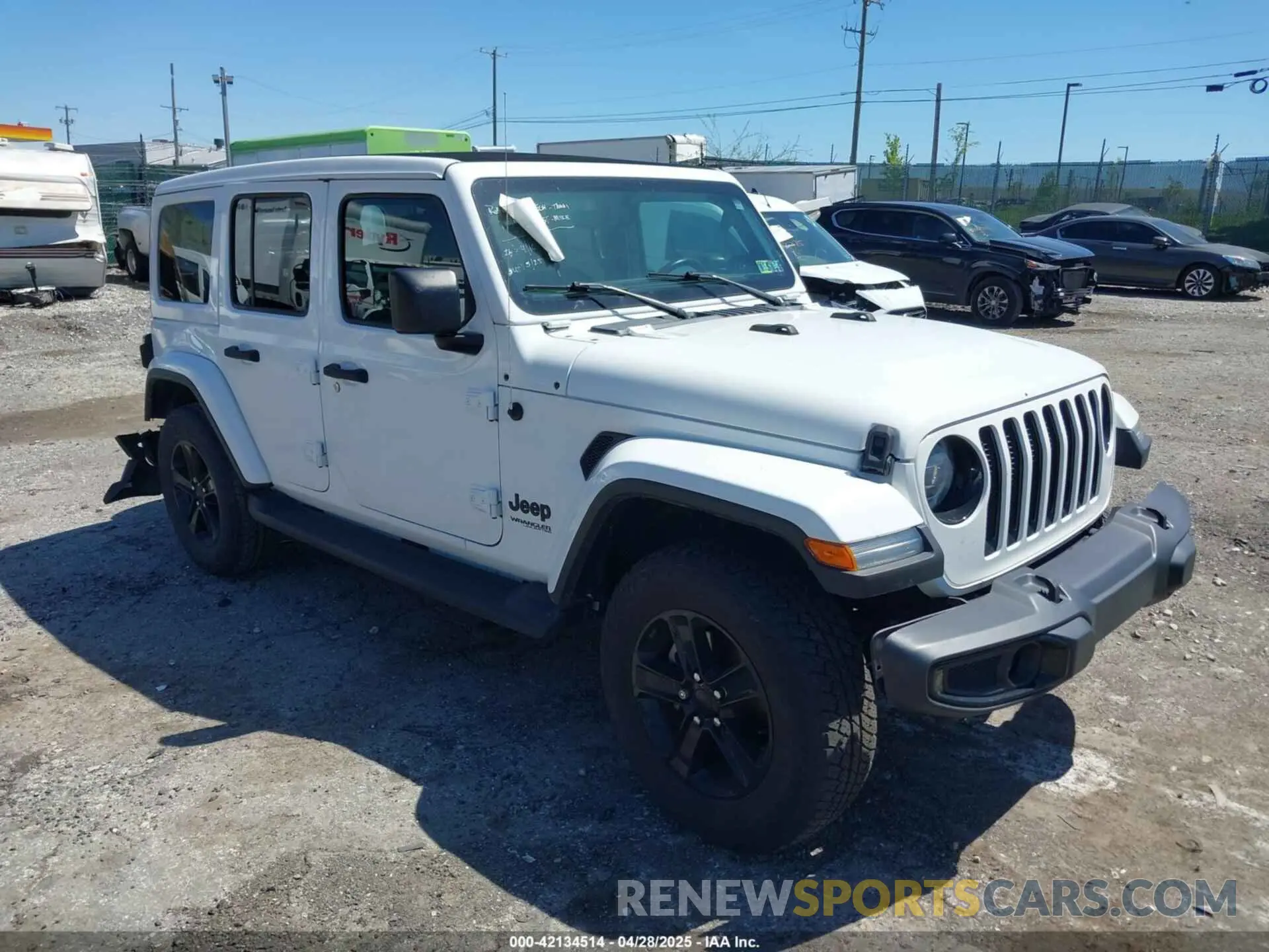 1 fotografías del automóvil dañado 1C4HJXEN2MW528137 JEEP WRANGLER UNLIMITED 2021