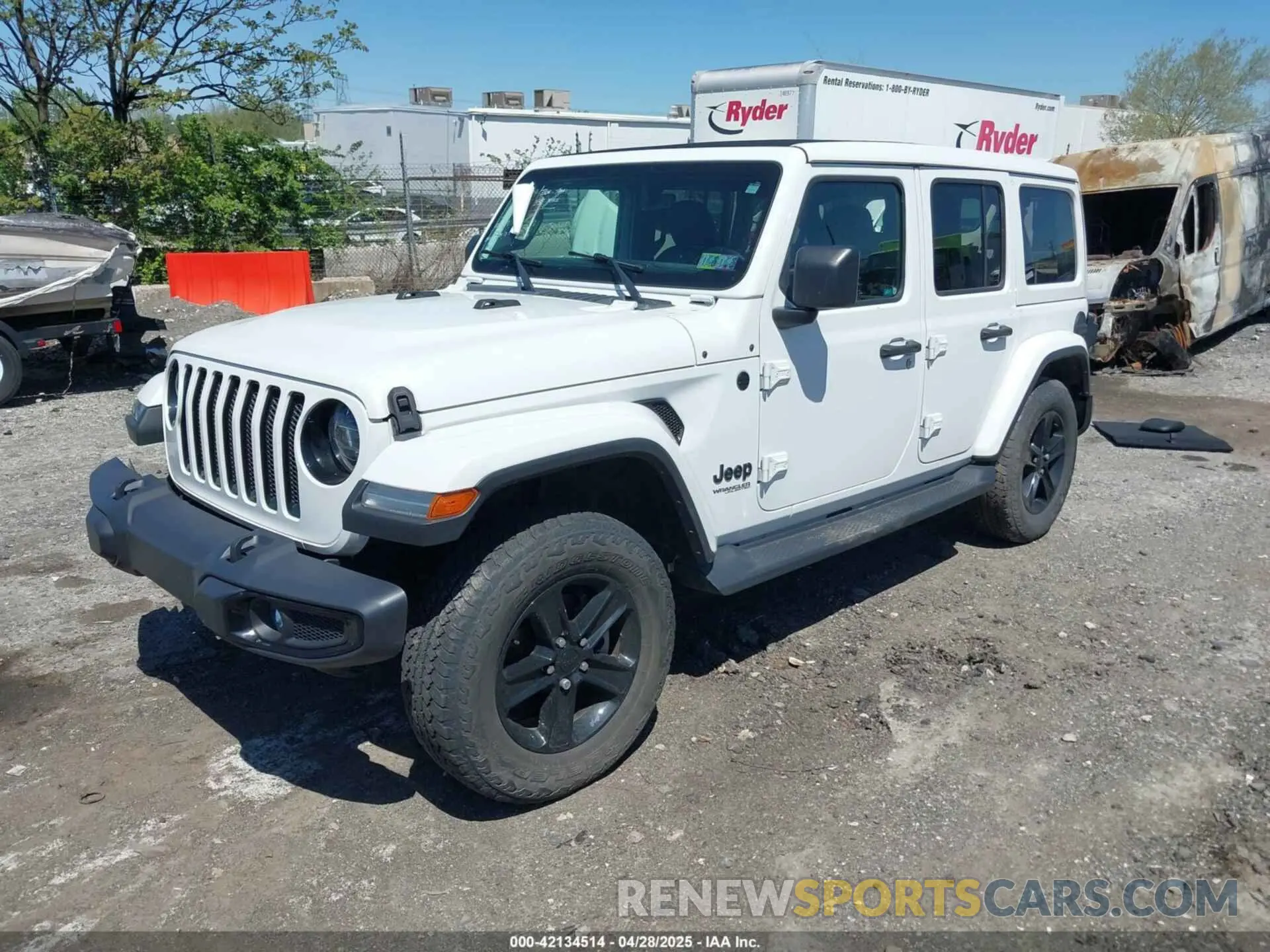 2 fotografías del automóvil dañado 1C4HJXEN2MW528137 JEEP WRANGLER UNLIMITED 2021