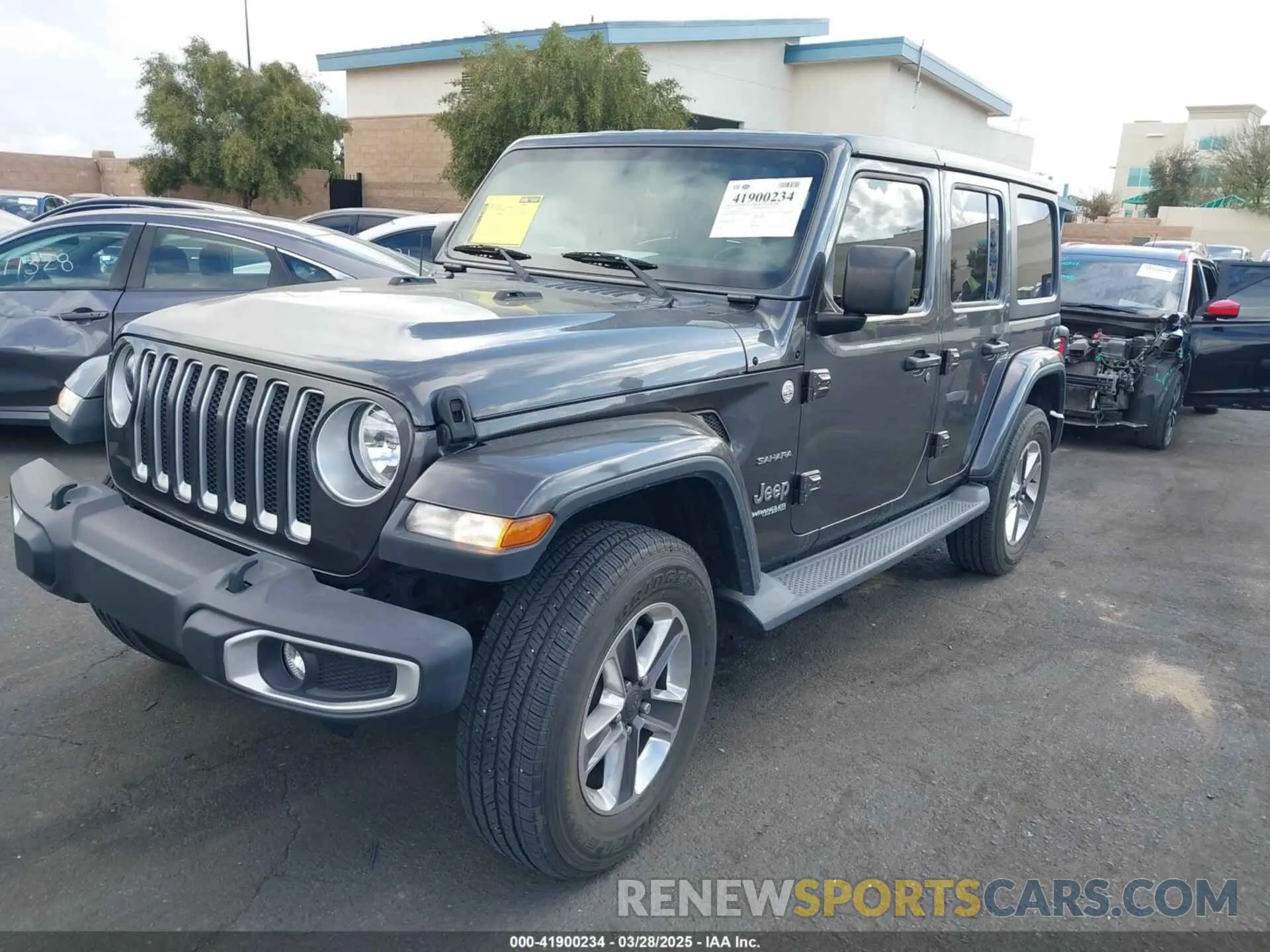 2 fotografías del automóvil dañado 1C4HJXEN4MW503014 JEEP WRANGLER UNLIMITED 2021