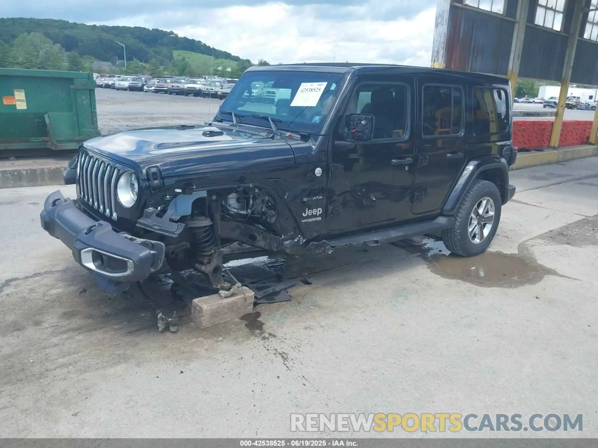 2 fotografías del automóvil dañado 1C4HJXEN4MW610287 JEEP WRANGLER UNLIMITED 2021