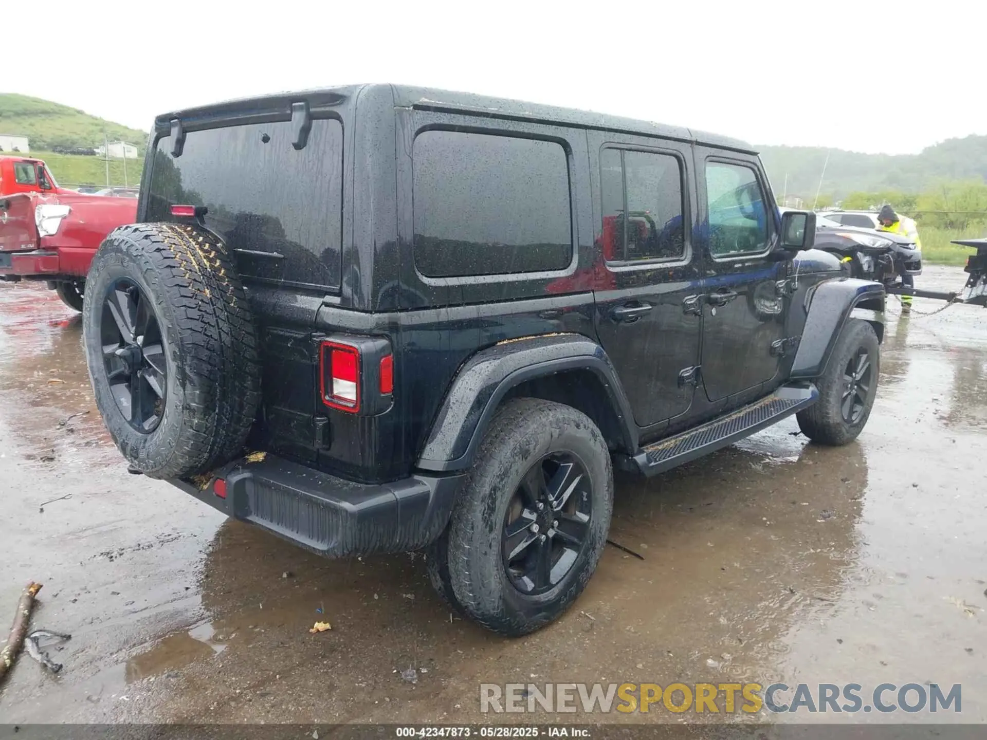 4 fotografías del automóvil dañado 1C4HJXEN4MW740909 JEEP WRANGLER UNLIMITED 2021