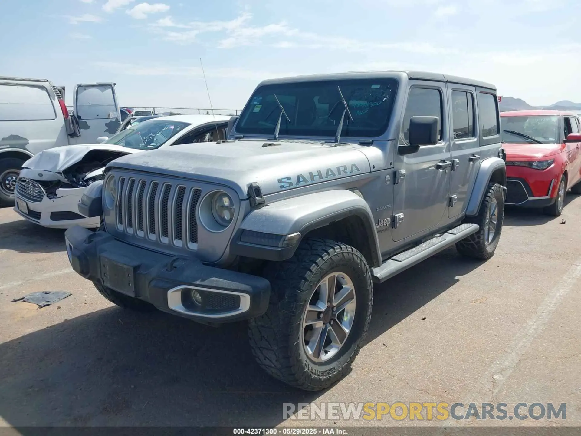 2 fotografías del automóvil dañado 1C4HJXEN5MW653567 JEEP WRANGLER UNLIMITED 2021