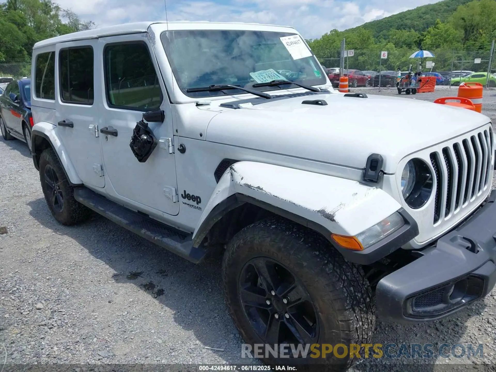 1 fotografías del automóvil dañado 1C4HJXEN6MW764662 JEEP WRANGLER UNLIMITED 2021