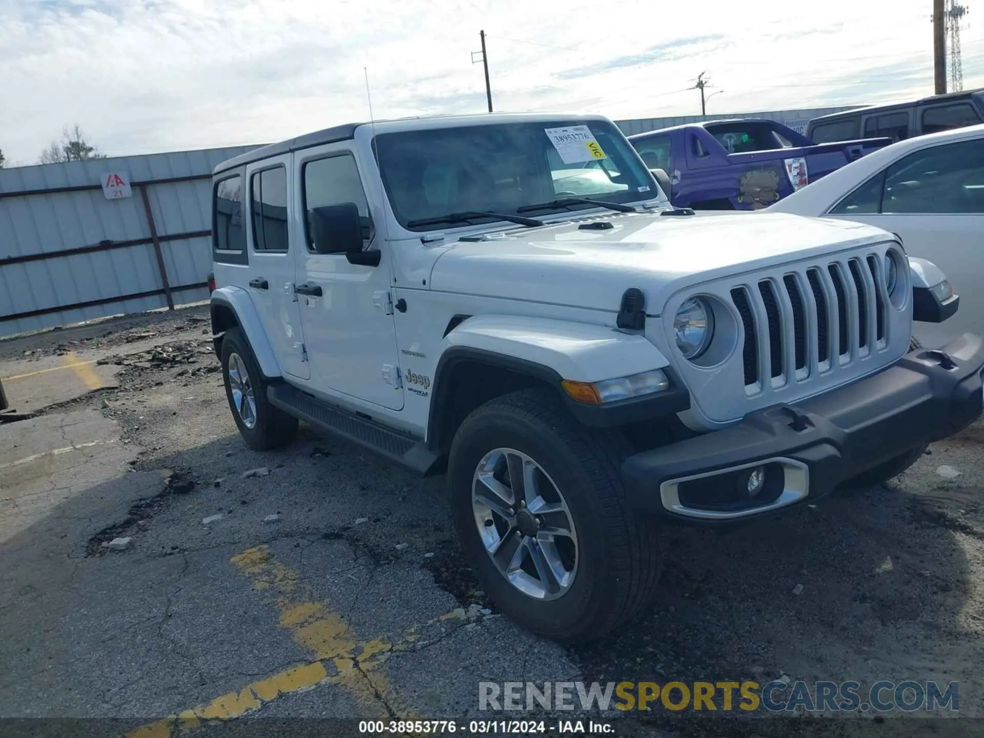 1 fotografías del automóvil dañado 1C4HJXEN7MW592920 JEEP WRANGLER UNLIMITED 2021