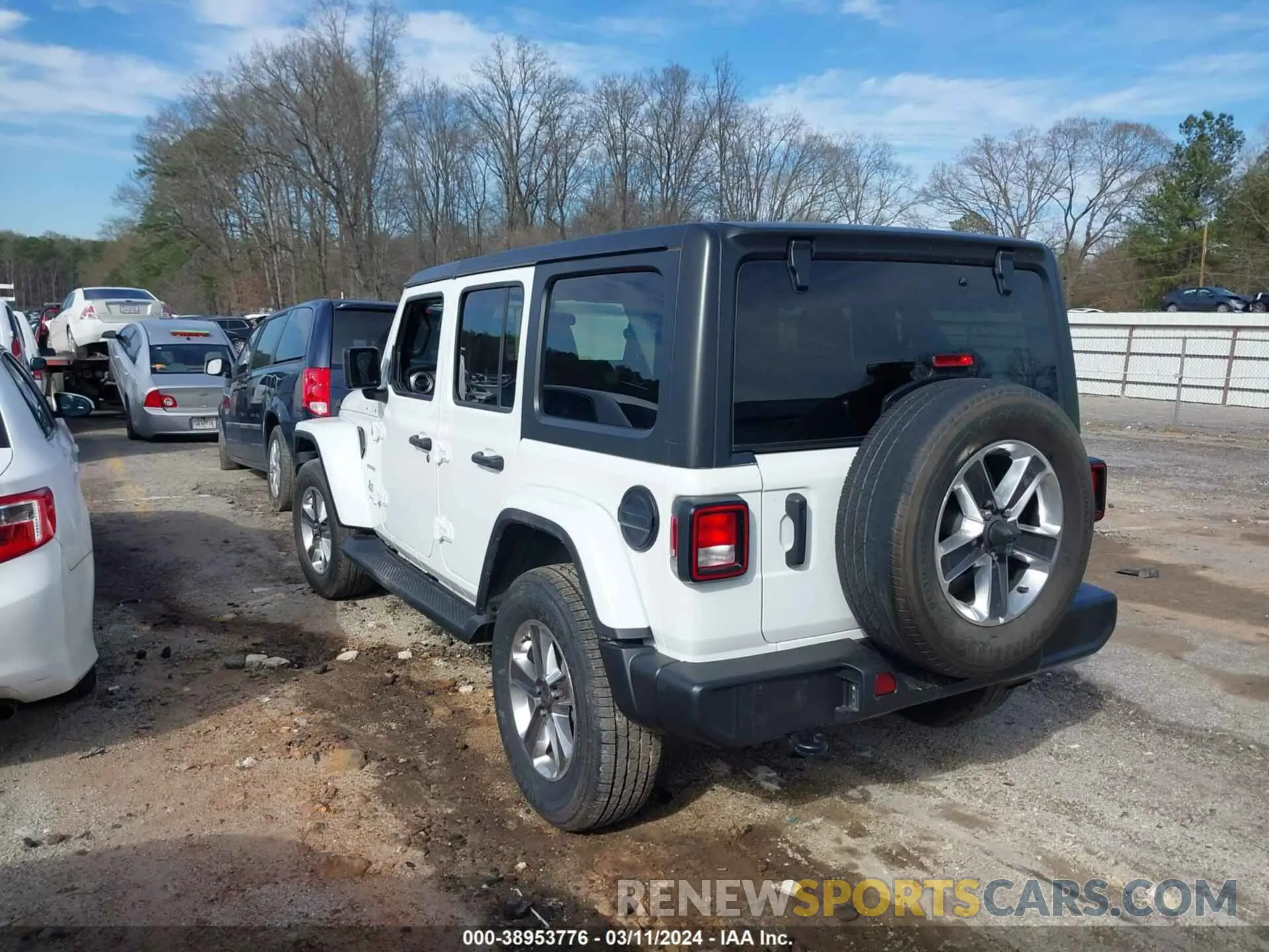 3 fotografías del automóvil dañado 1C4HJXEN7MW592920 JEEP WRANGLER UNLIMITED 2021