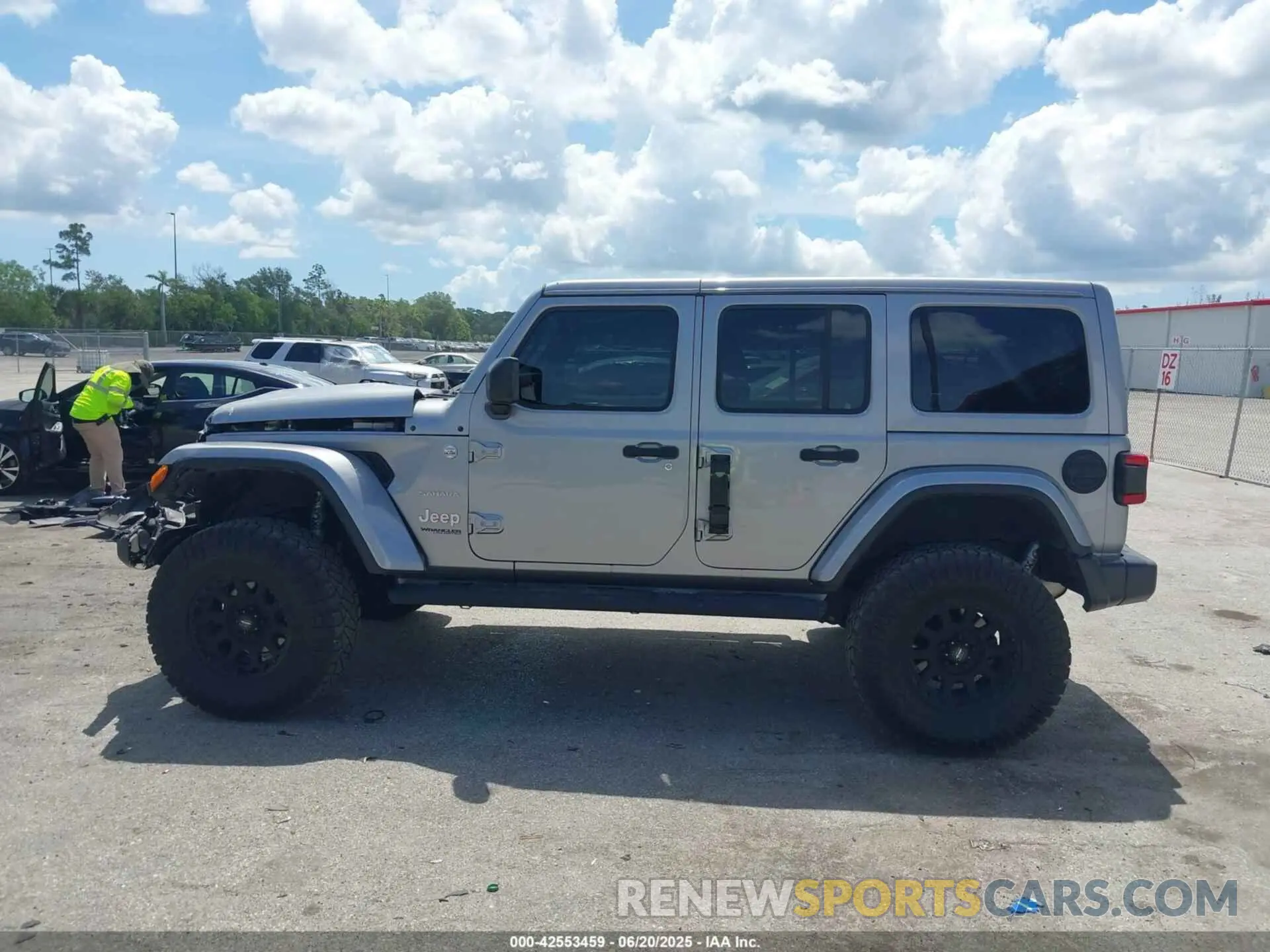 14 fotografías del automóvil dañado 1C4HJXEN9MW637288 JEEP WRANGLER UNLIMITED 2021