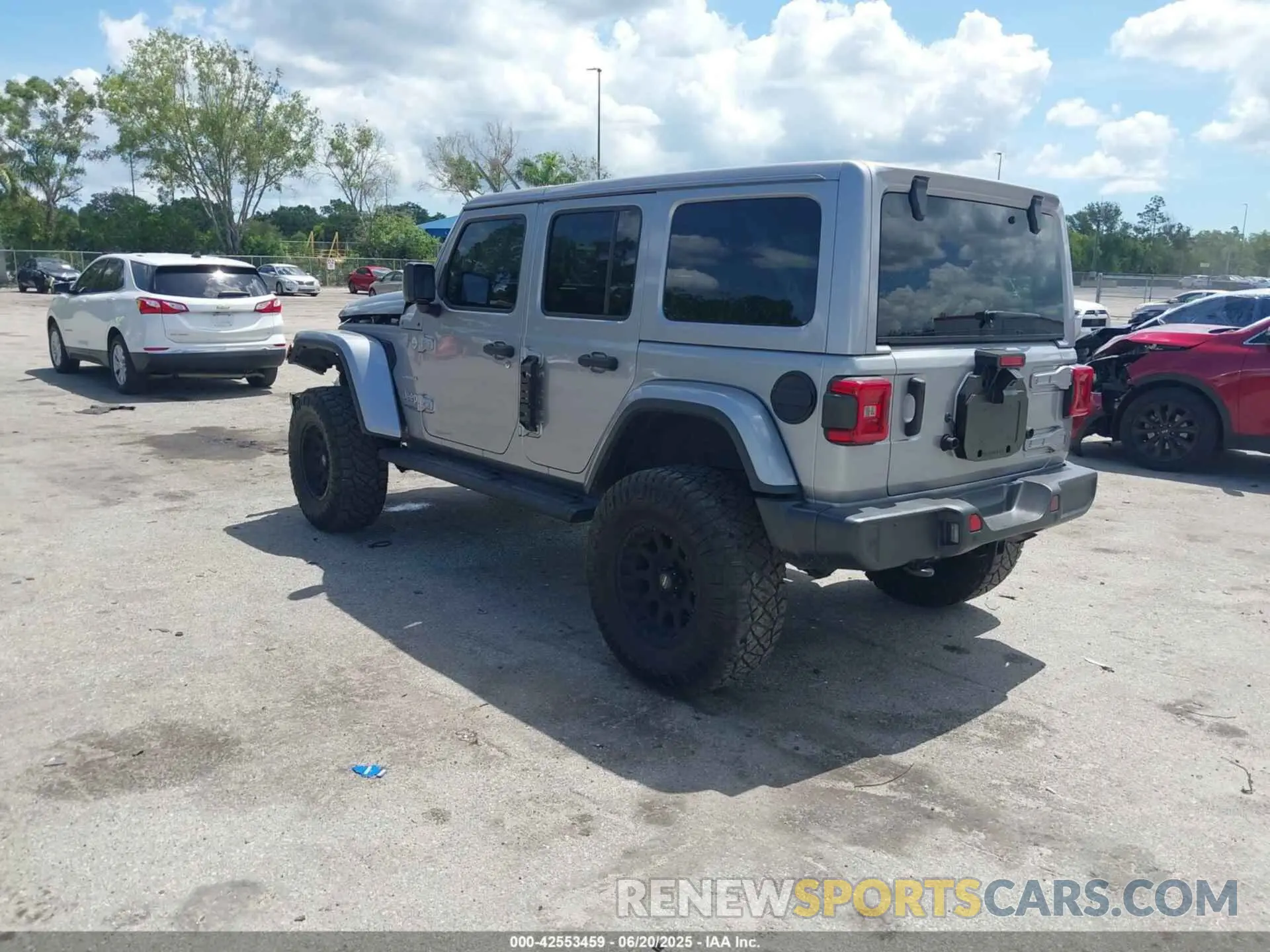 3 fotografías del automóvil dañado 1C4HJXEN9MW637288 JEEP WRANGLER UNLIMITED 2021