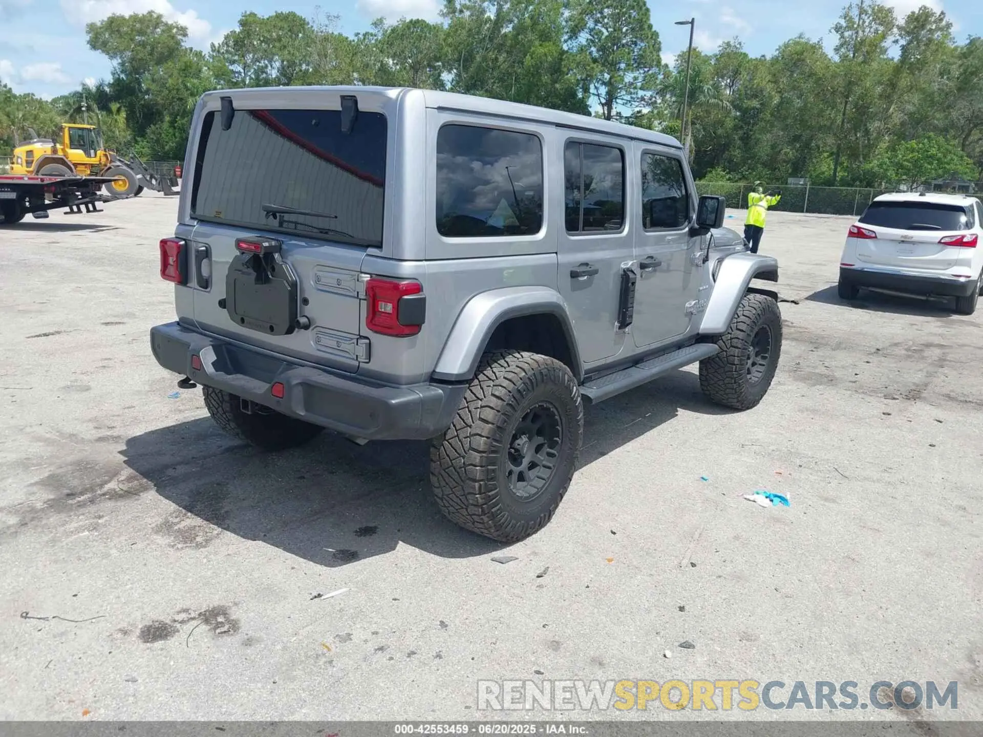 4 fotografías del automóvil dañado 1C4HJXEN9MW637288 JEEP WRANGLER UNLIMITED 2021
