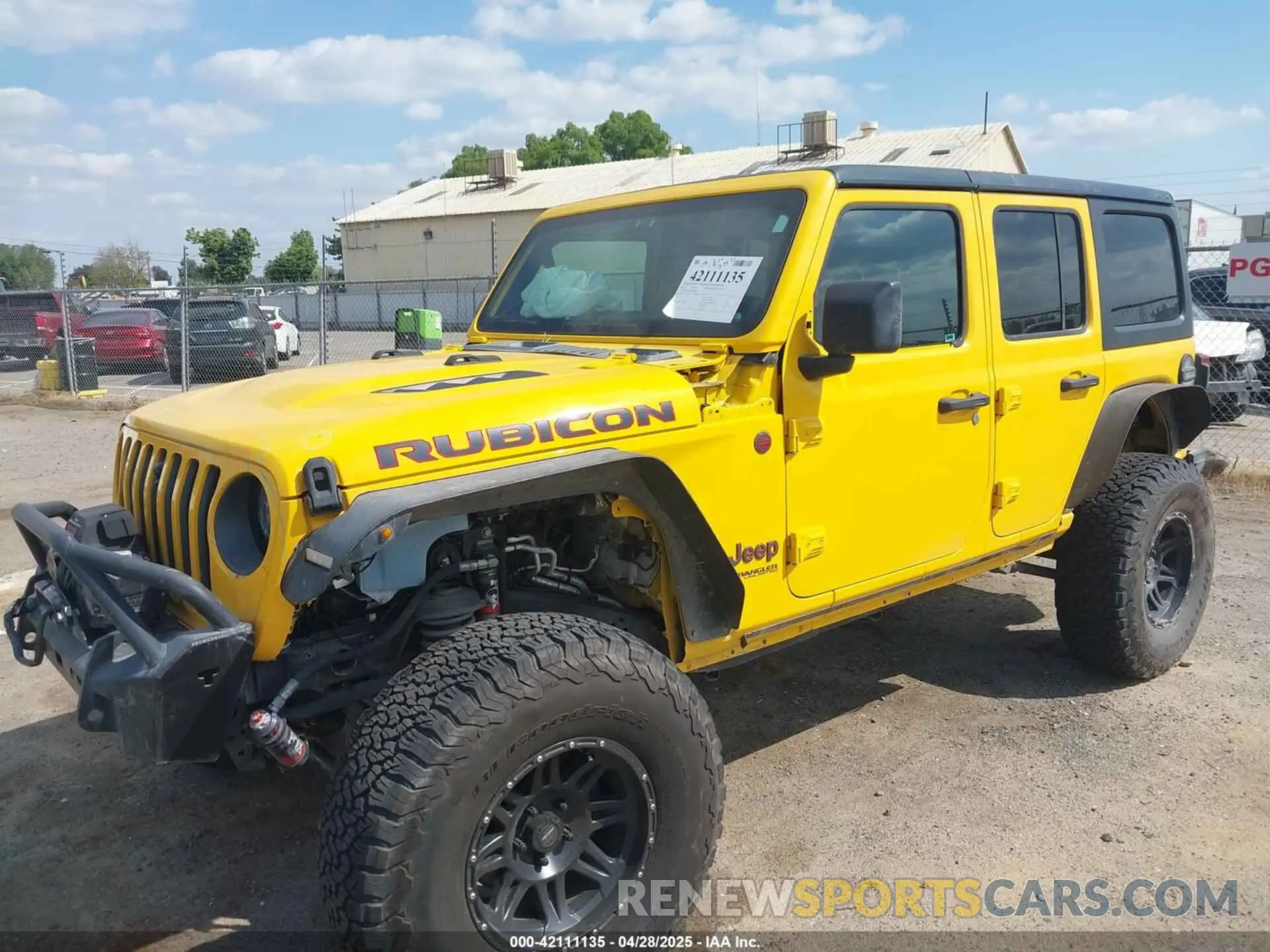2 fotografías del automóvil dañado 1C4HJXFG2MW558738 JEEP WRANGLER UNLIMITED 2021