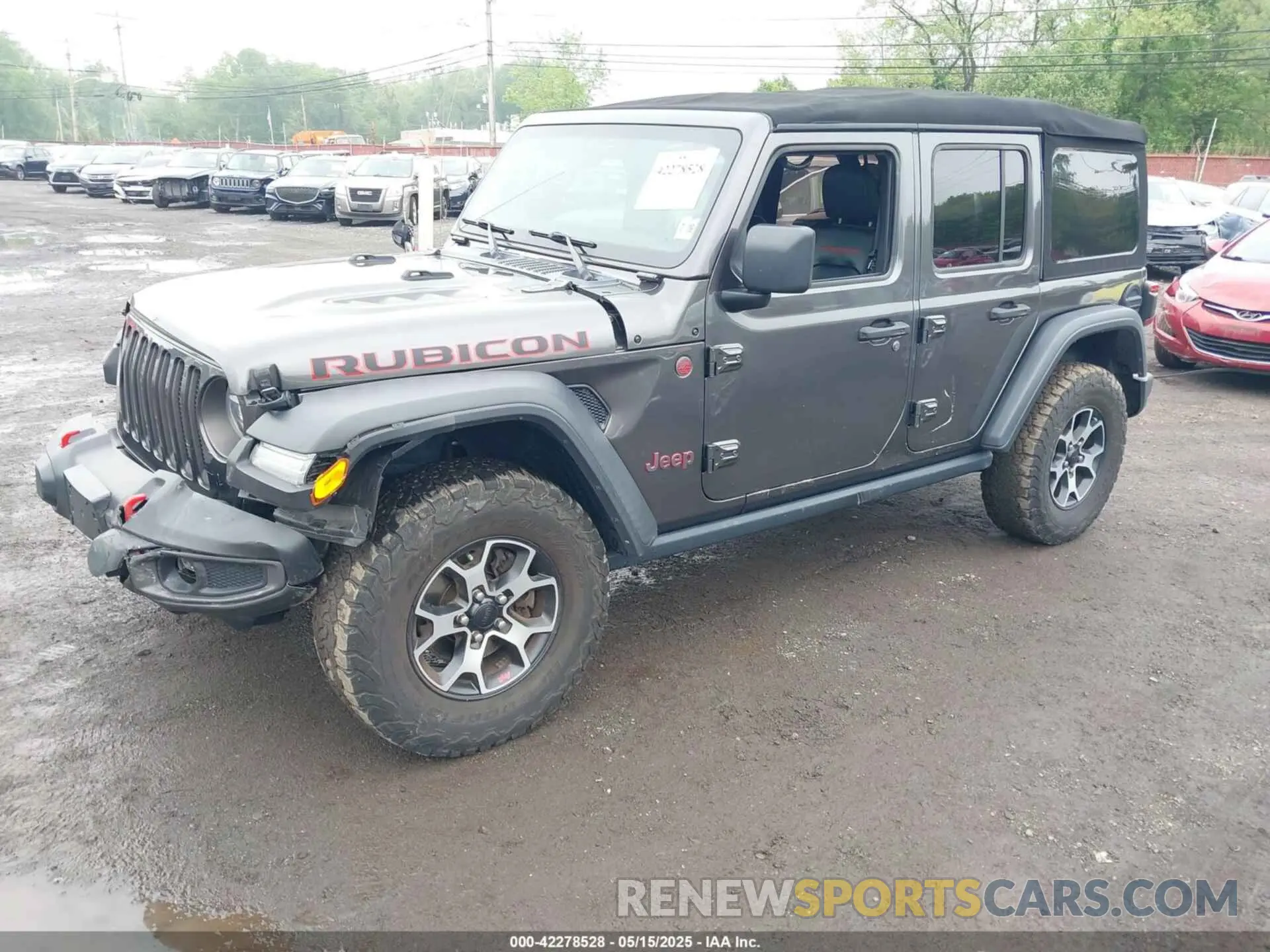 2 fotografías del automóvil dañado 1C4HJXFG9MW771606 JEEP WRANGLER UNLIMITED 2021