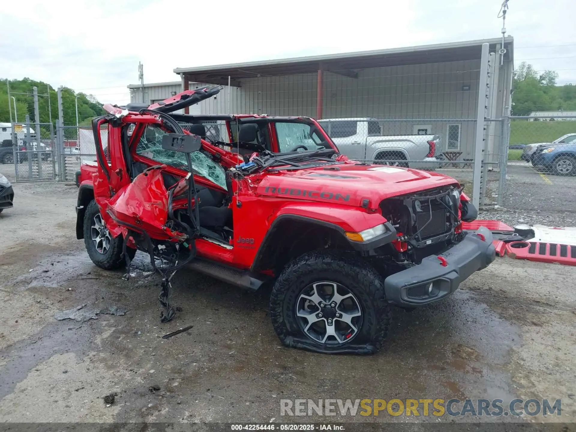 1 fotografías del automóvil dañado 1C4HJXFGXMW688248 JEEP WRANGLER UNLIMITED 2021