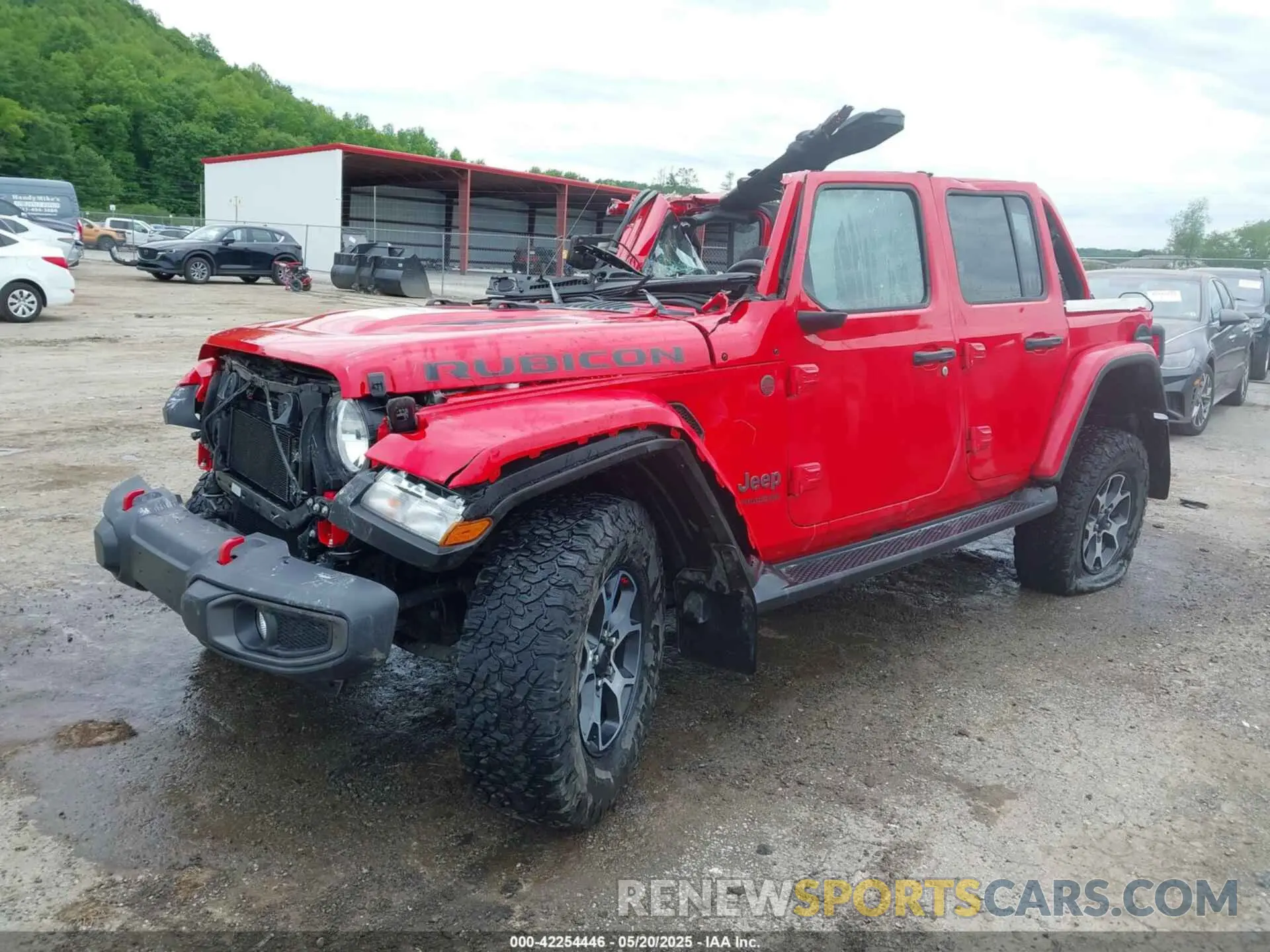 2 fotografías del automóvil dañado 1C4HJXFGXMW688248 JEEP WRANGLER UNLIMITED 2021