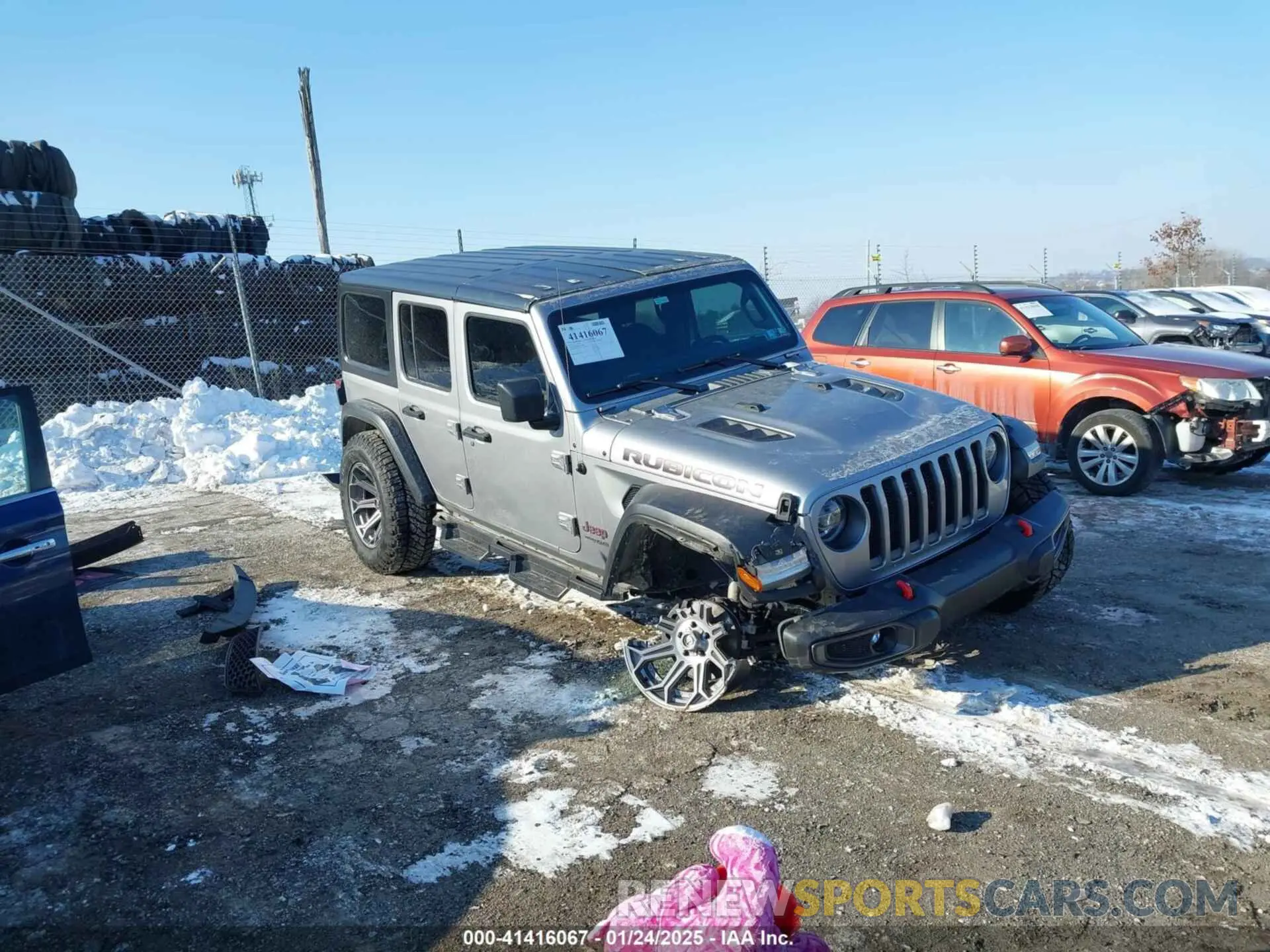1 fotografías del automóvil dañado 1C4HJXFN8MW546186 JEEP WRANGLER UNLIMITED 2021