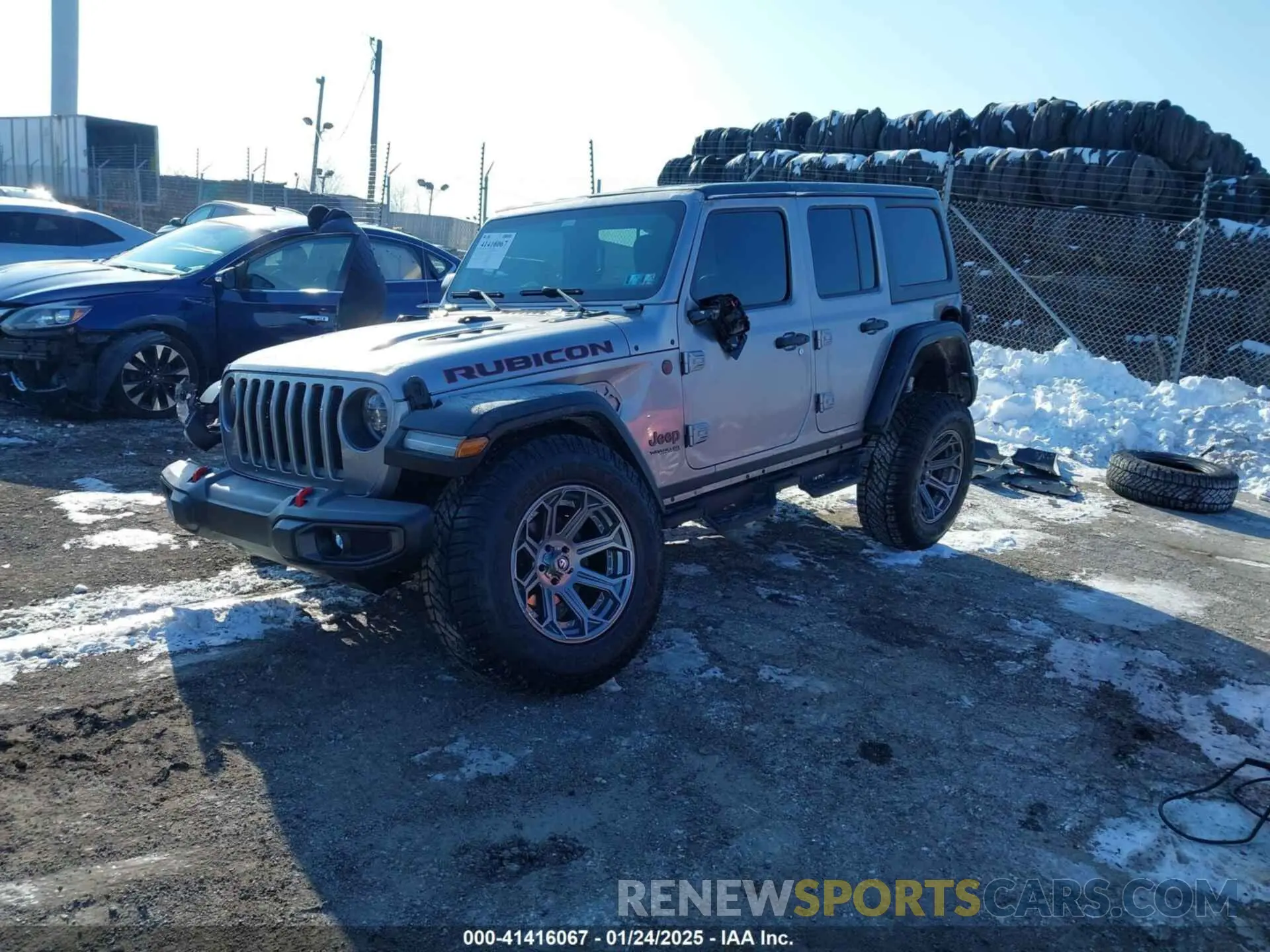 2 fotografías del automóvil dañado 1C4HJXFN8MW546186 JEEP WRANGLER UNLIMITED 2021