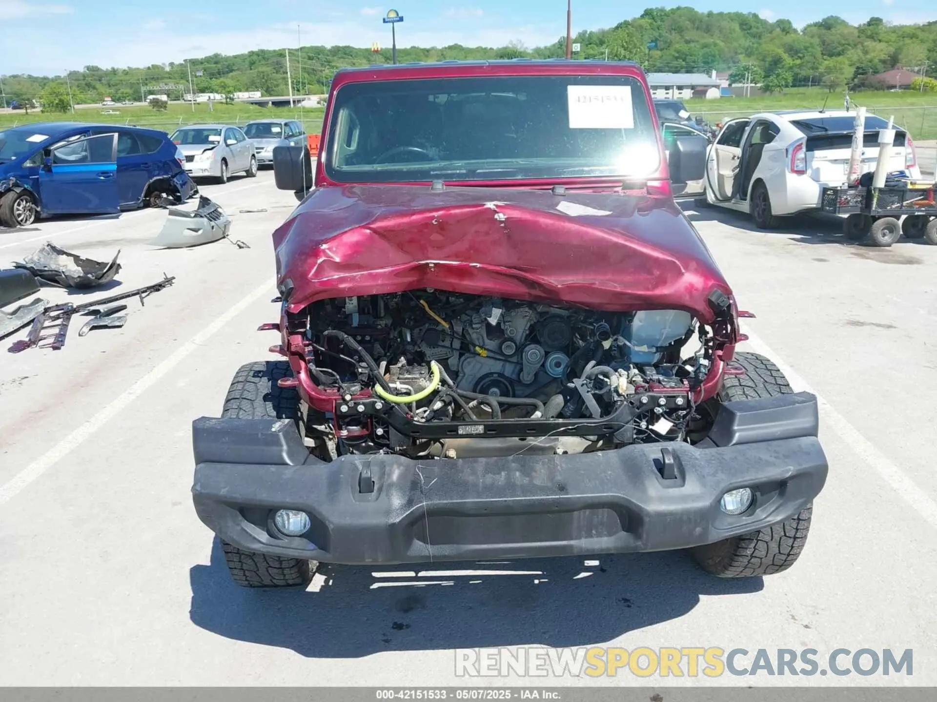 13 fotografías del automóvil dañado 1C4HJXKNXMW709412 JEEP WRANGLER UNLIMITED 2021