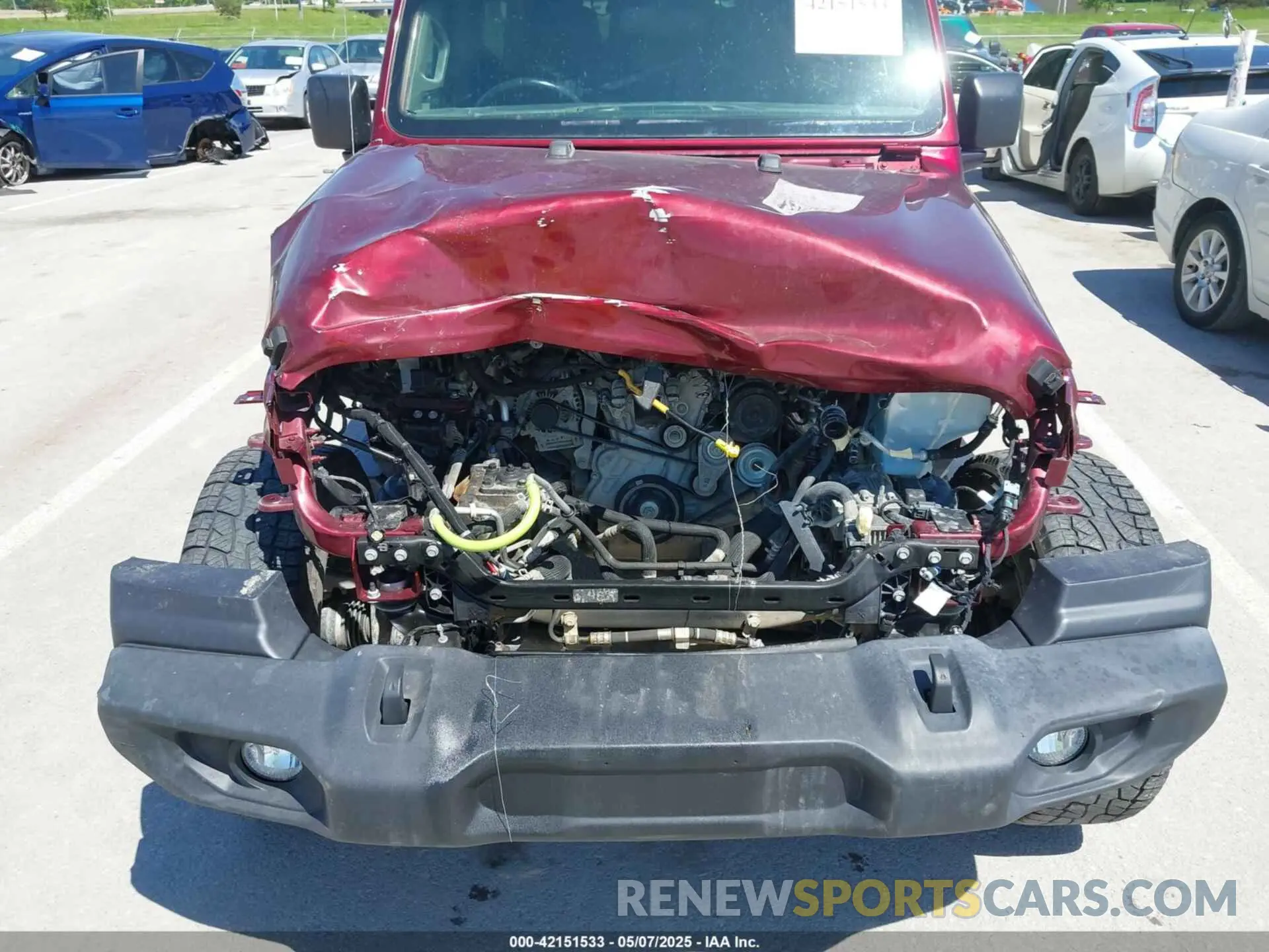6 fotografías del automóvil dañado 1C4HJXKNXMW709412 JEEP WRANGLER UNLIMITED 2021