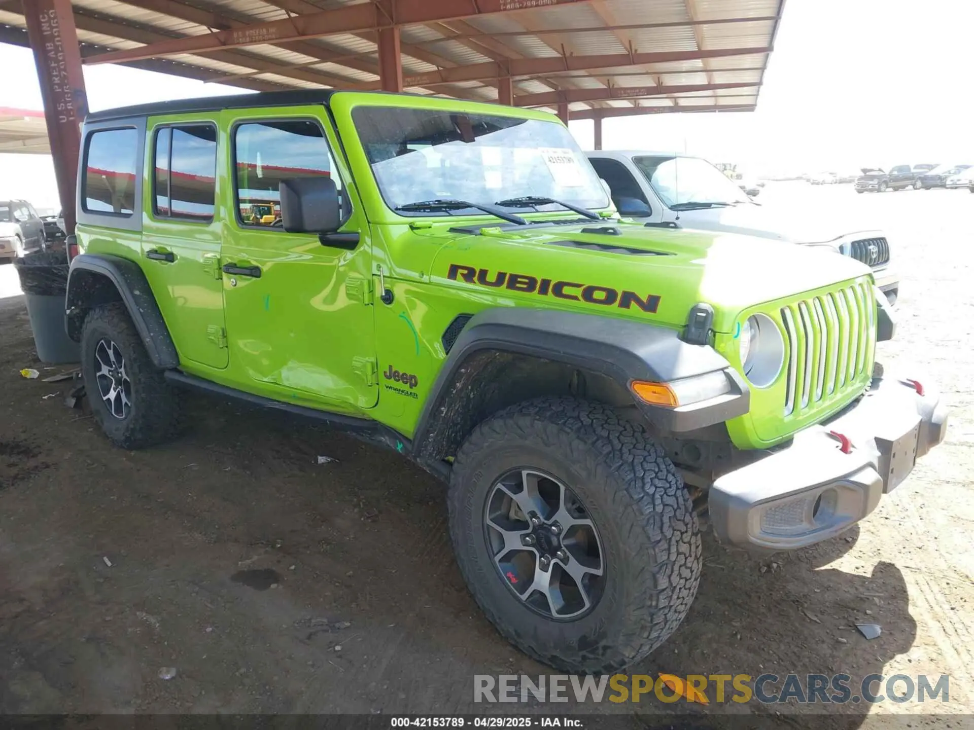 1 fotografías del automóvil dañado 1C4JJXFM4MW833906 JEEP WRANGLER UNLIMITED 2021