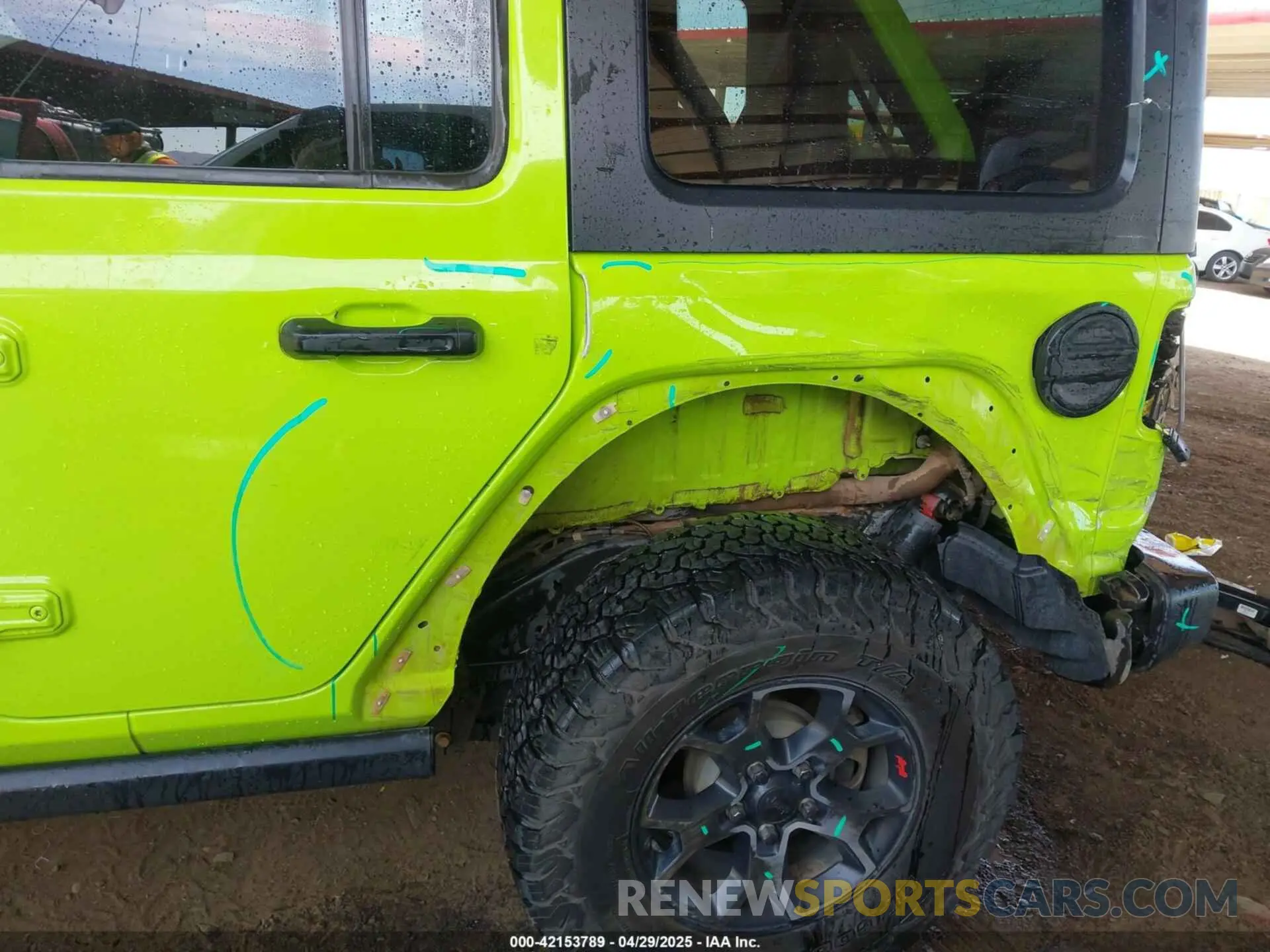 6 fotografías del automóvil dañado 1C4JJXFM4MW833906 JEEP WRANGLER UNLIMITED 2021