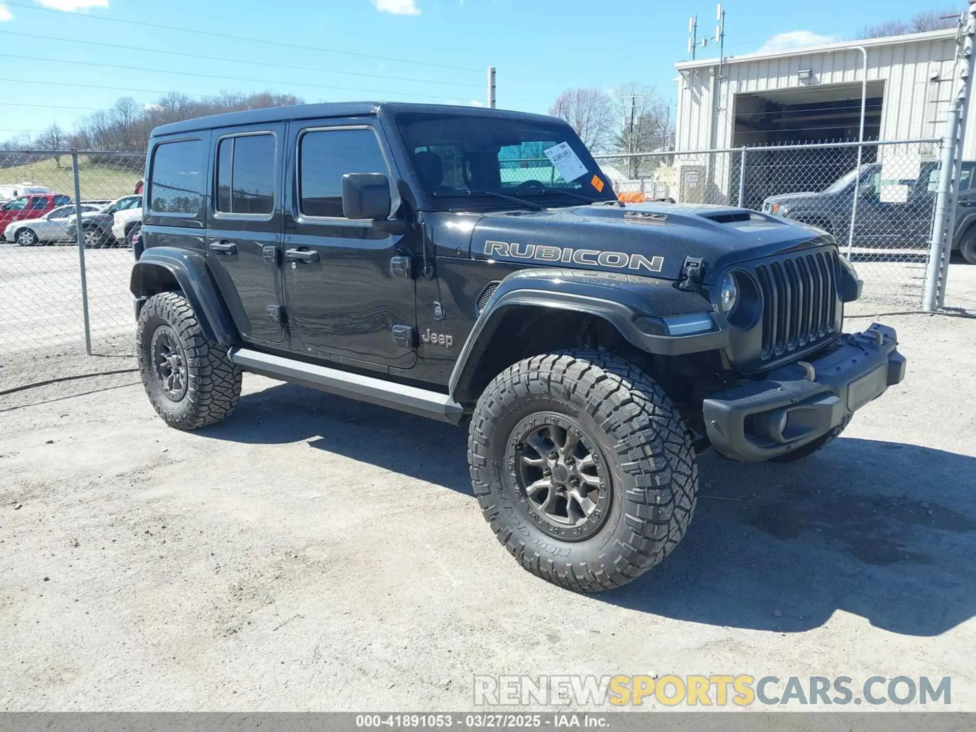 1 fotografías del automóvil dañado 1C4JJXSJ9MW752007 JEEP WRANGLER UNLIMITED 2021